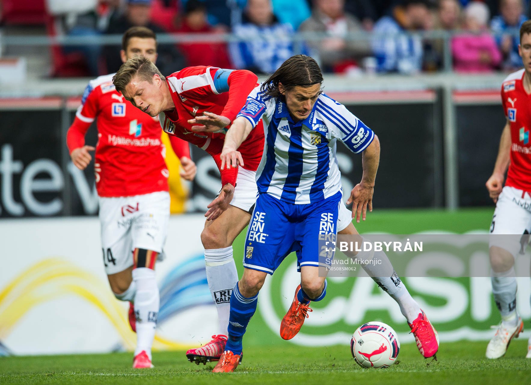 IFK Göteborgs Lasse Vibe och Kalmars Viktor Elm