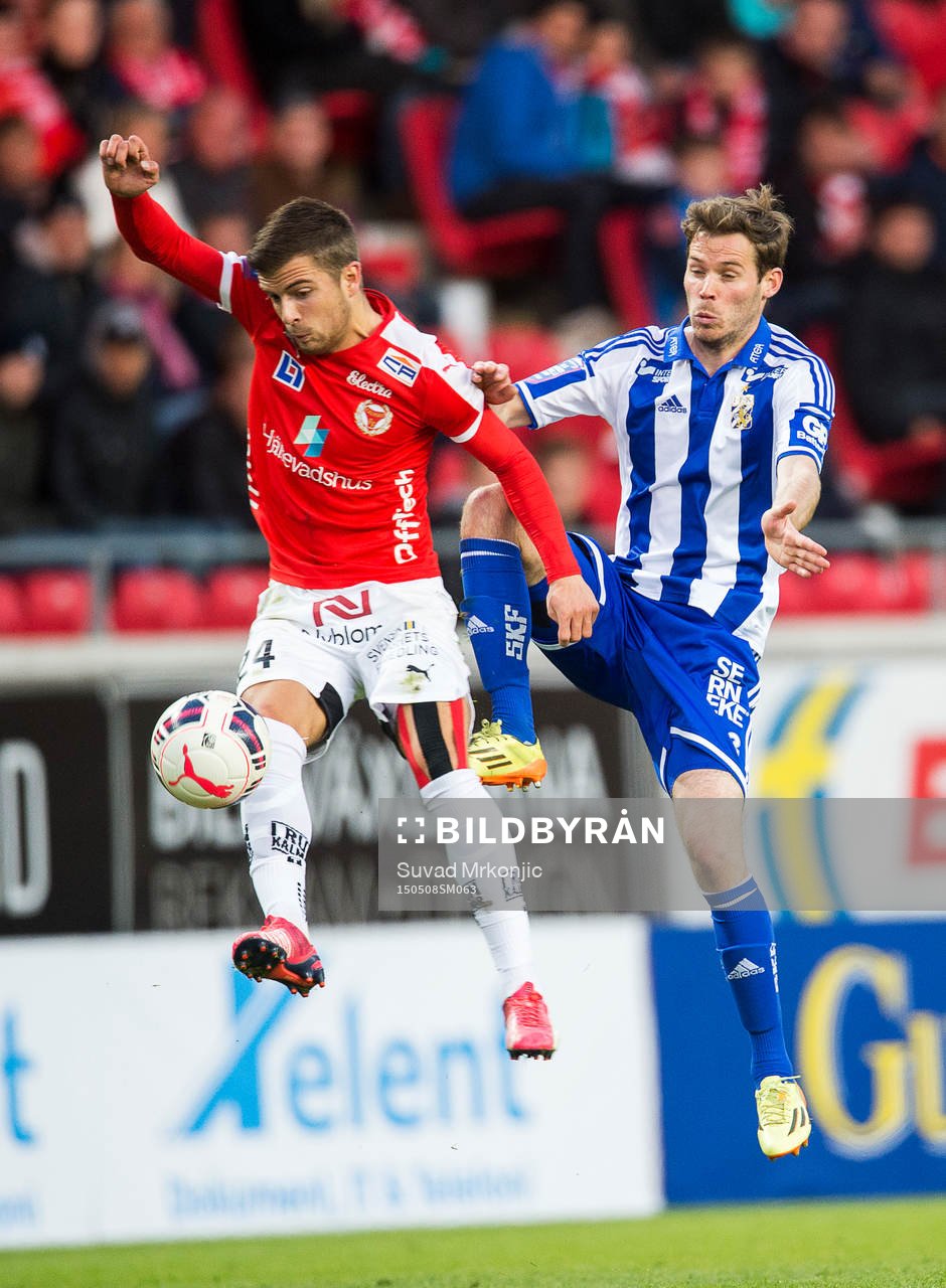 Kalmars Filip Sachpekidis  och IFK Göteborgs IFK