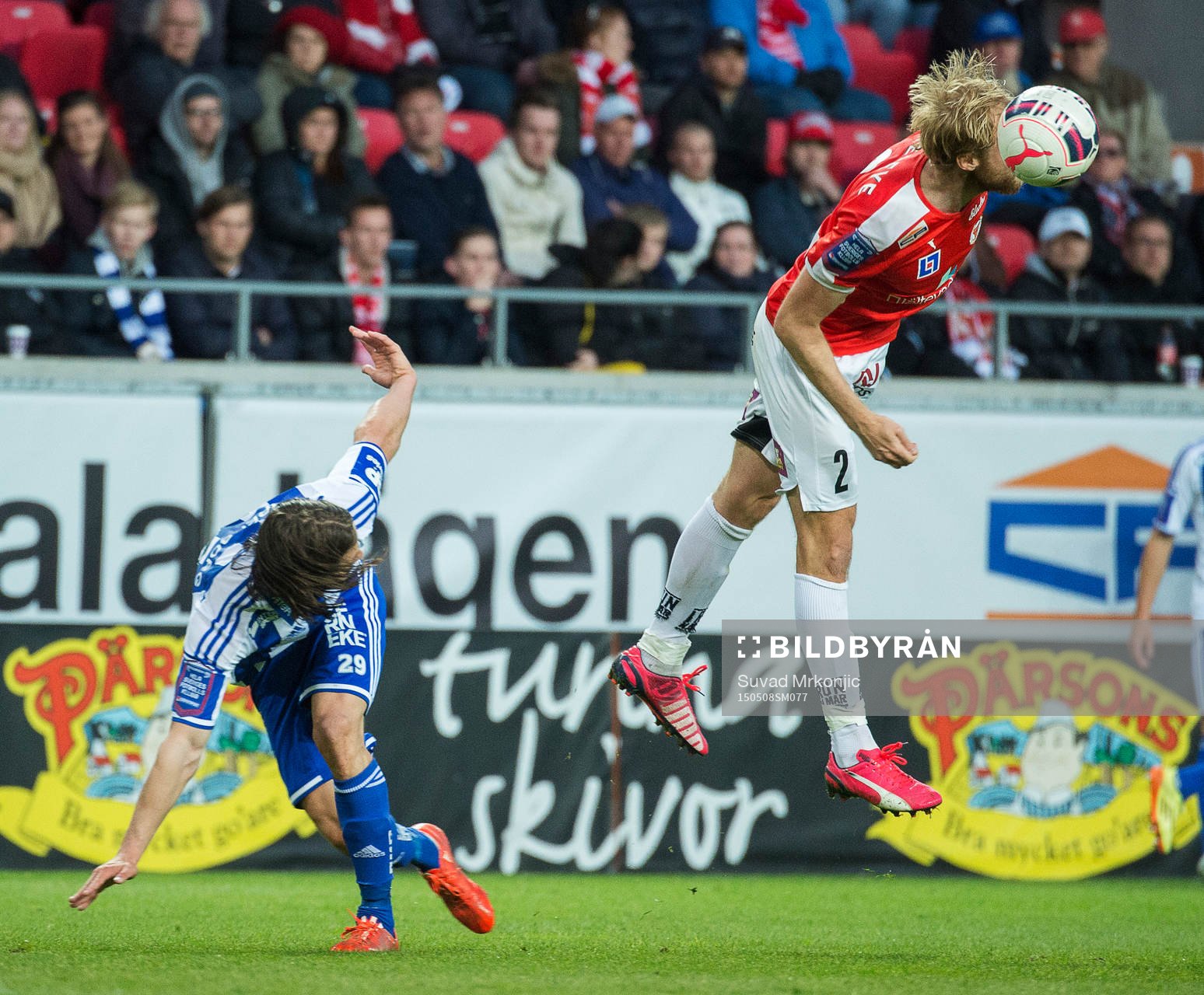 IFK Göteborgs Lasse Vibe och Kalmars Markus Thorbjörnsson