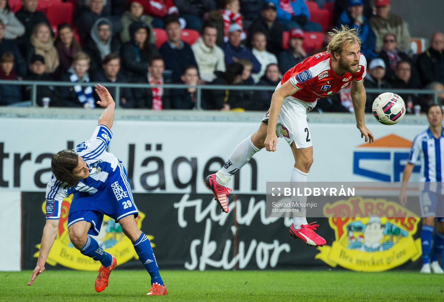 IFK Göteborgs Lasse Vibe och Kalmars Markus Thorbjörnsson