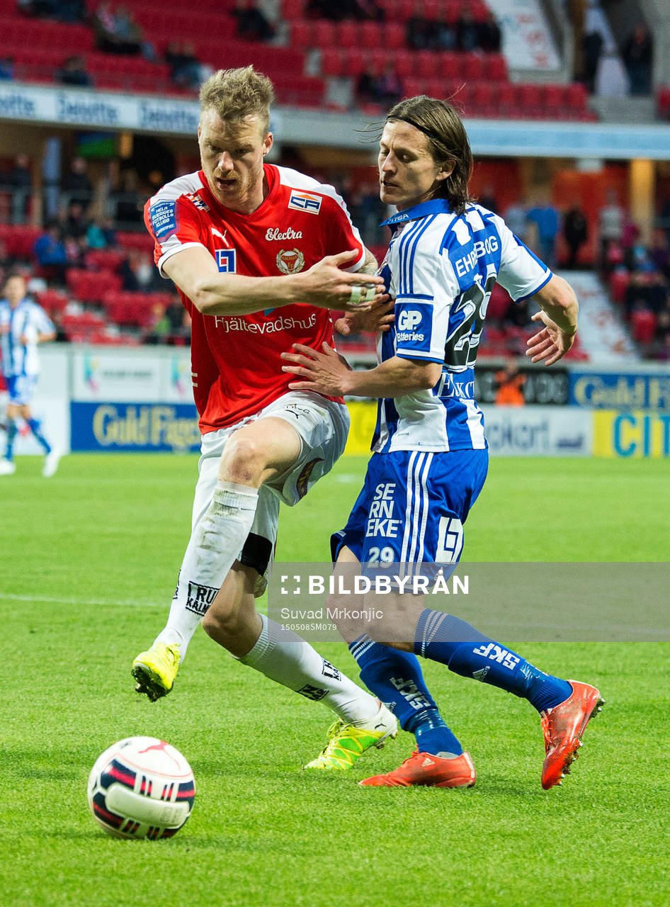 Kalmars Marcus Nilsson och IFK Göteborgs Lasse Vibe
