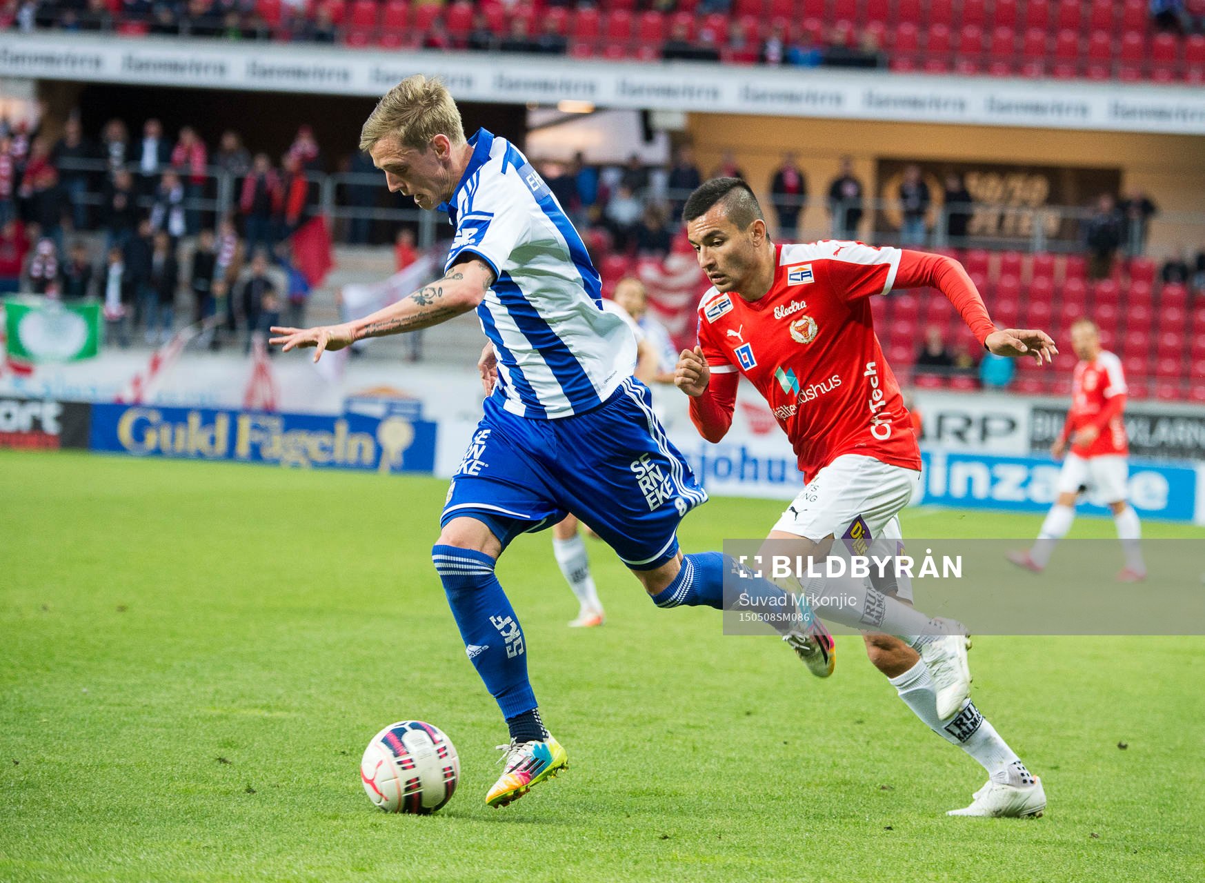 IFK Göteborgs Sören Rieks och Kalmars Emin Nouri