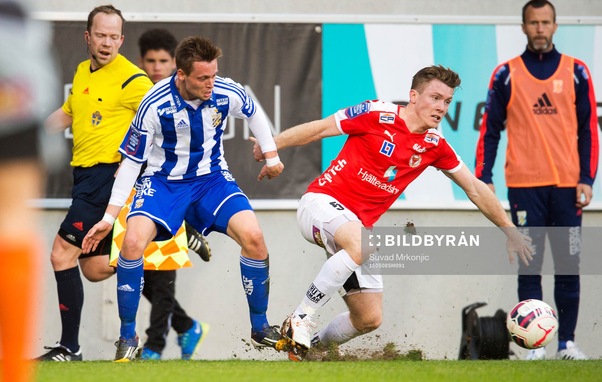 IFK Göteborgs Jakob Ankersen och Kalmars Victor Agardius