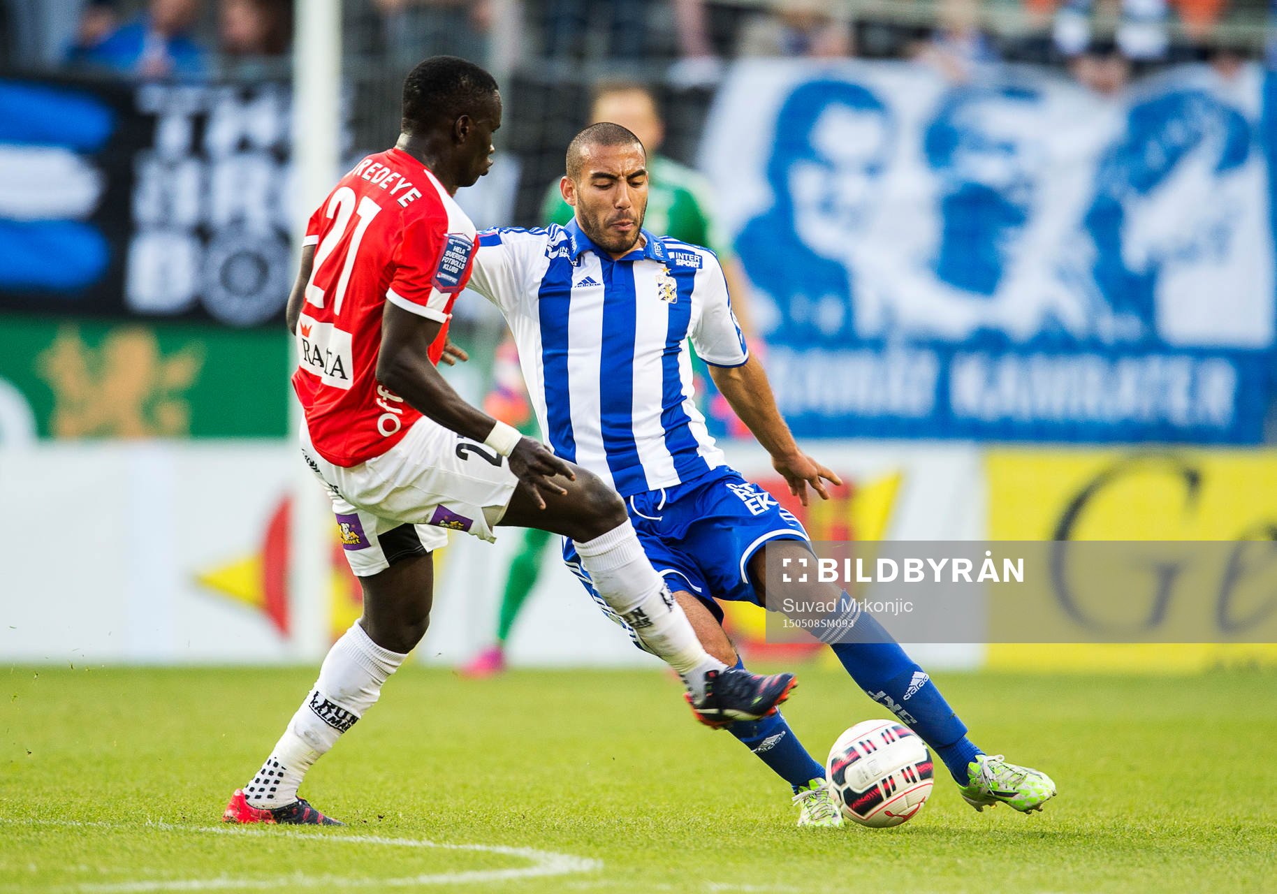 IFK Göteborgs Haitam Aleesami och Kalmars Papa Alioune