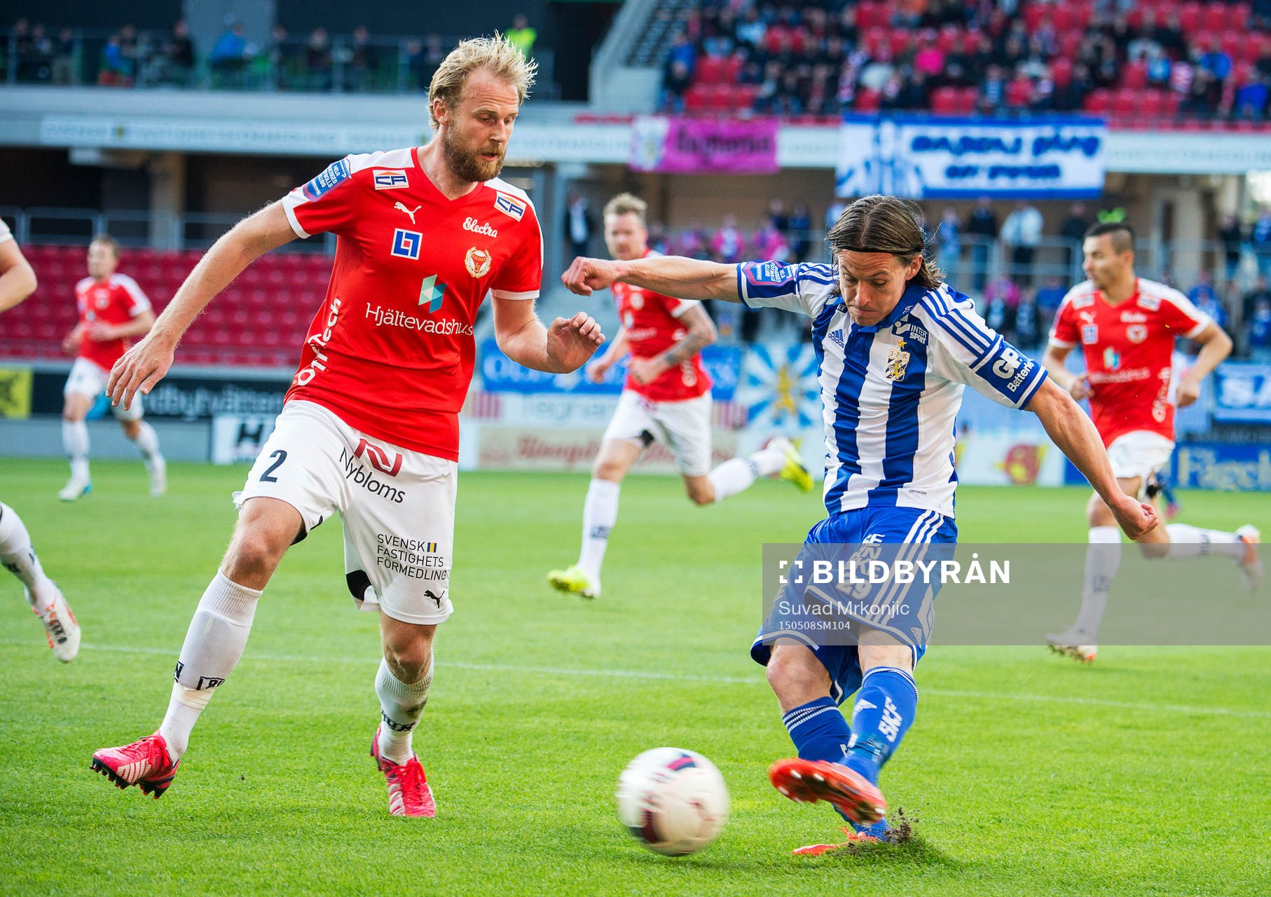 Kalmars Markus Thorbjörnsson och IFK Göteborgs Lasse Vibe