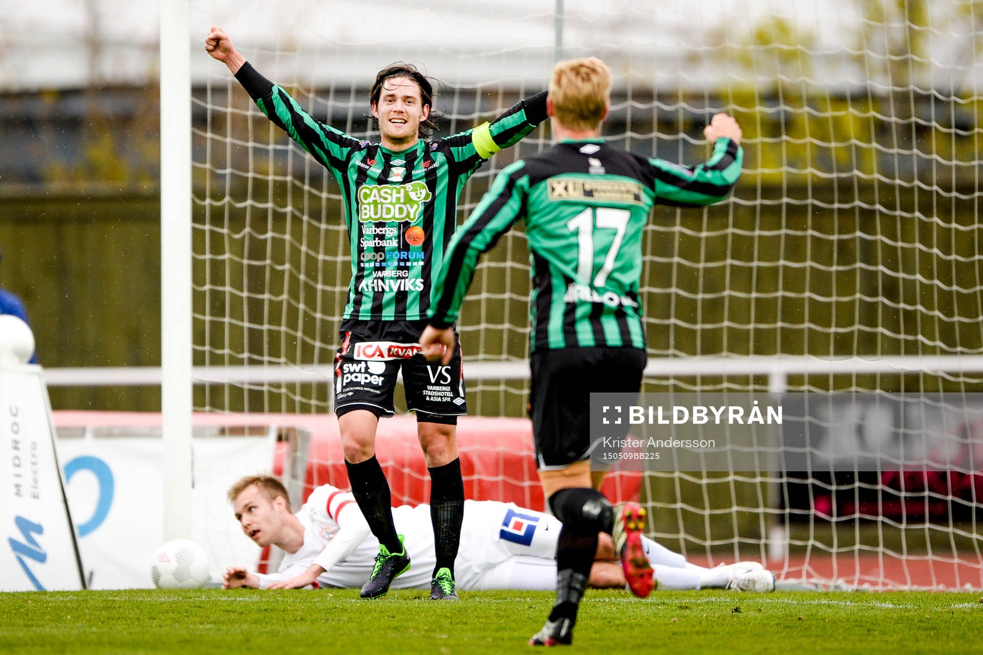 Varbergs Robin Tranberg jublar