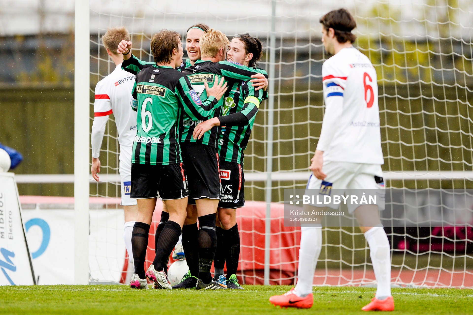 Varbergs spelare jublar