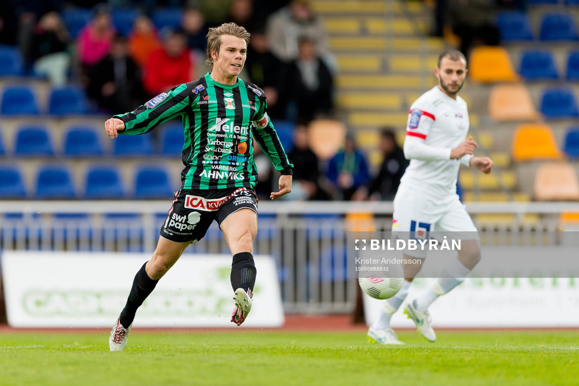 under fotbollsmatchen i Superettan mellan Varberg och