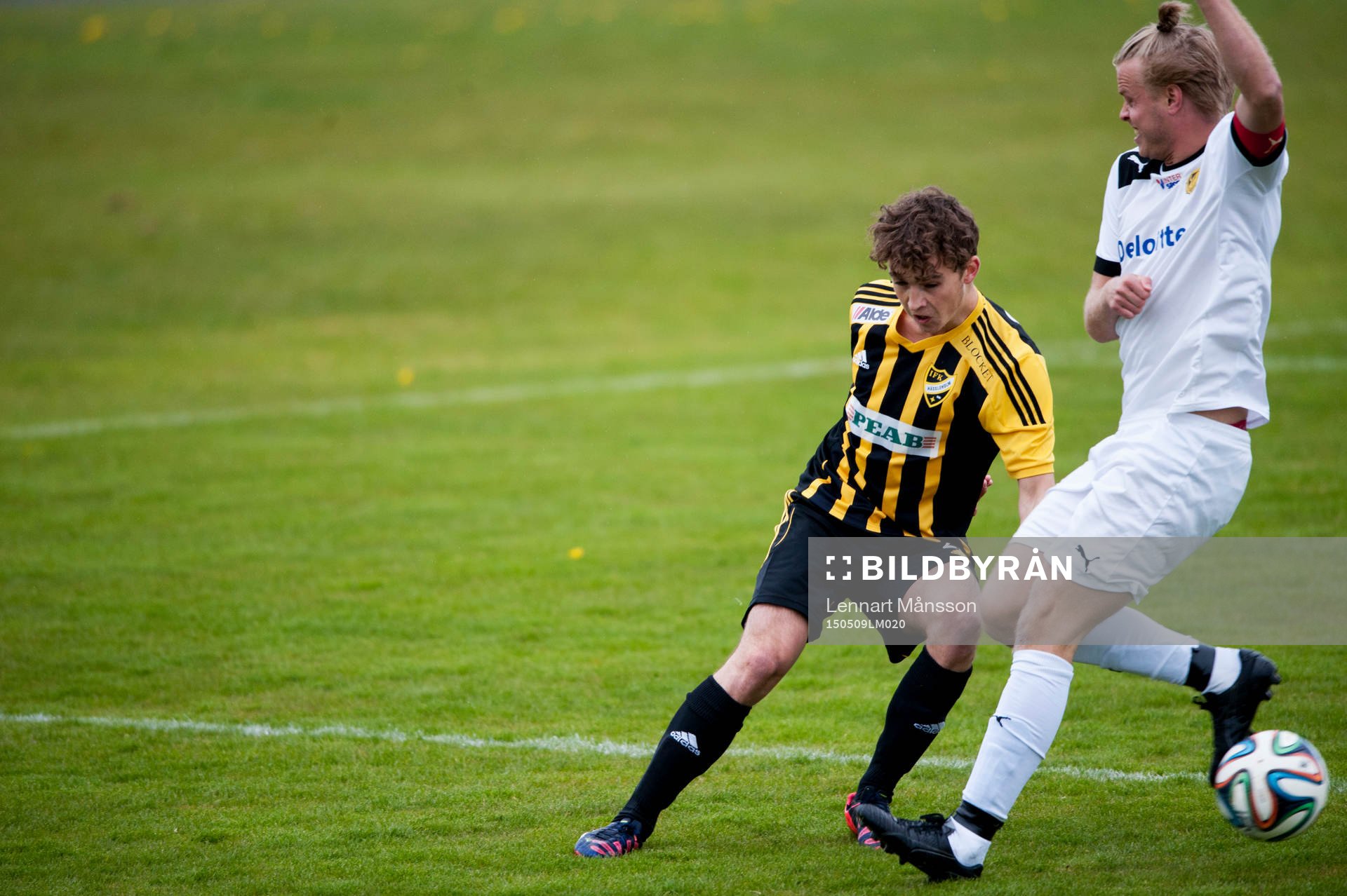 IFK Hässleholms Anton Pramberg i matchen i division 2