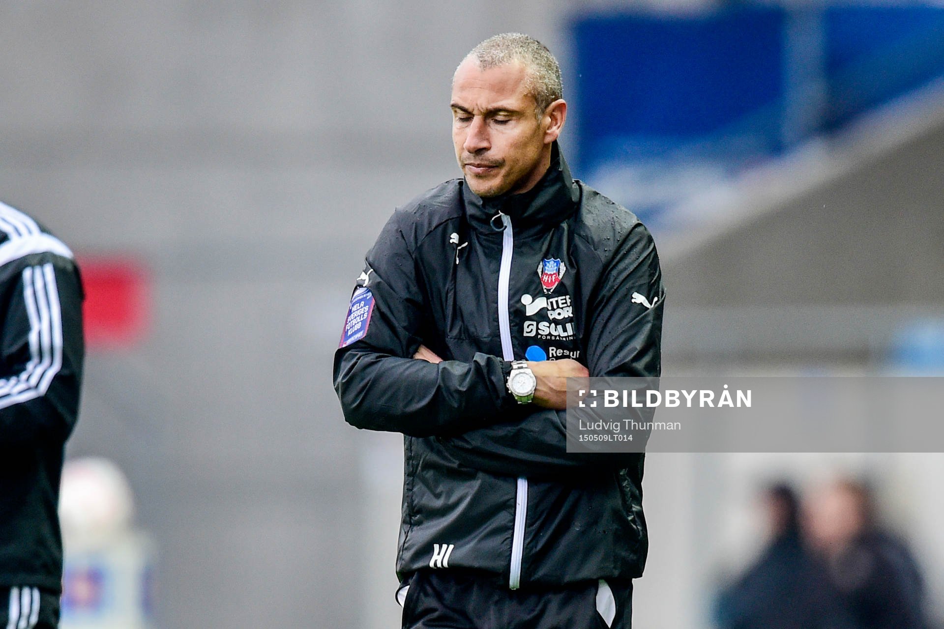 Helsingborgs manager Henrik Larsson deppar
