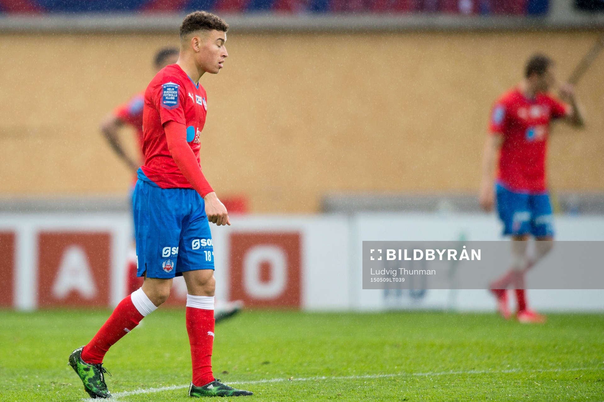 Helsingborgs Jordan Larsson deppar
