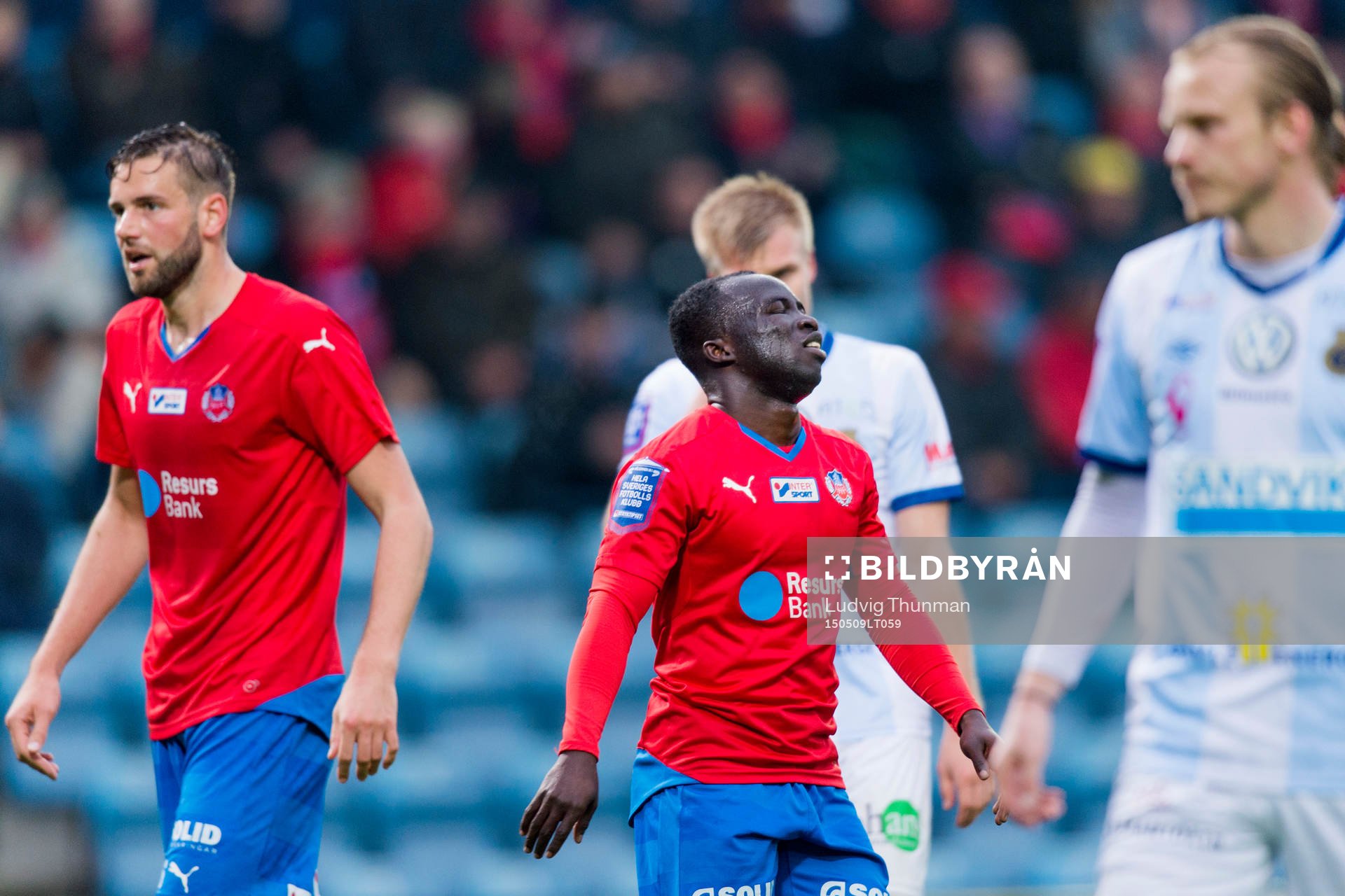 Helsingborgs Emmanuel Boateng deppar