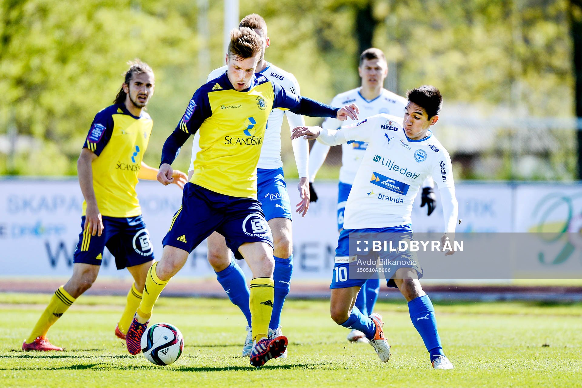 Ängelholms Marcus Bergholtz och Värnamos Alexander Vrebac
