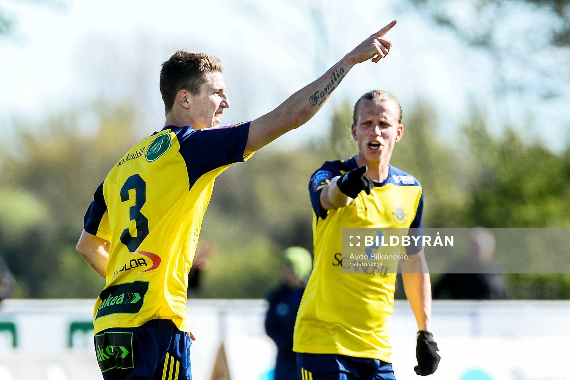 Värnamos Anton Henningsson jublar