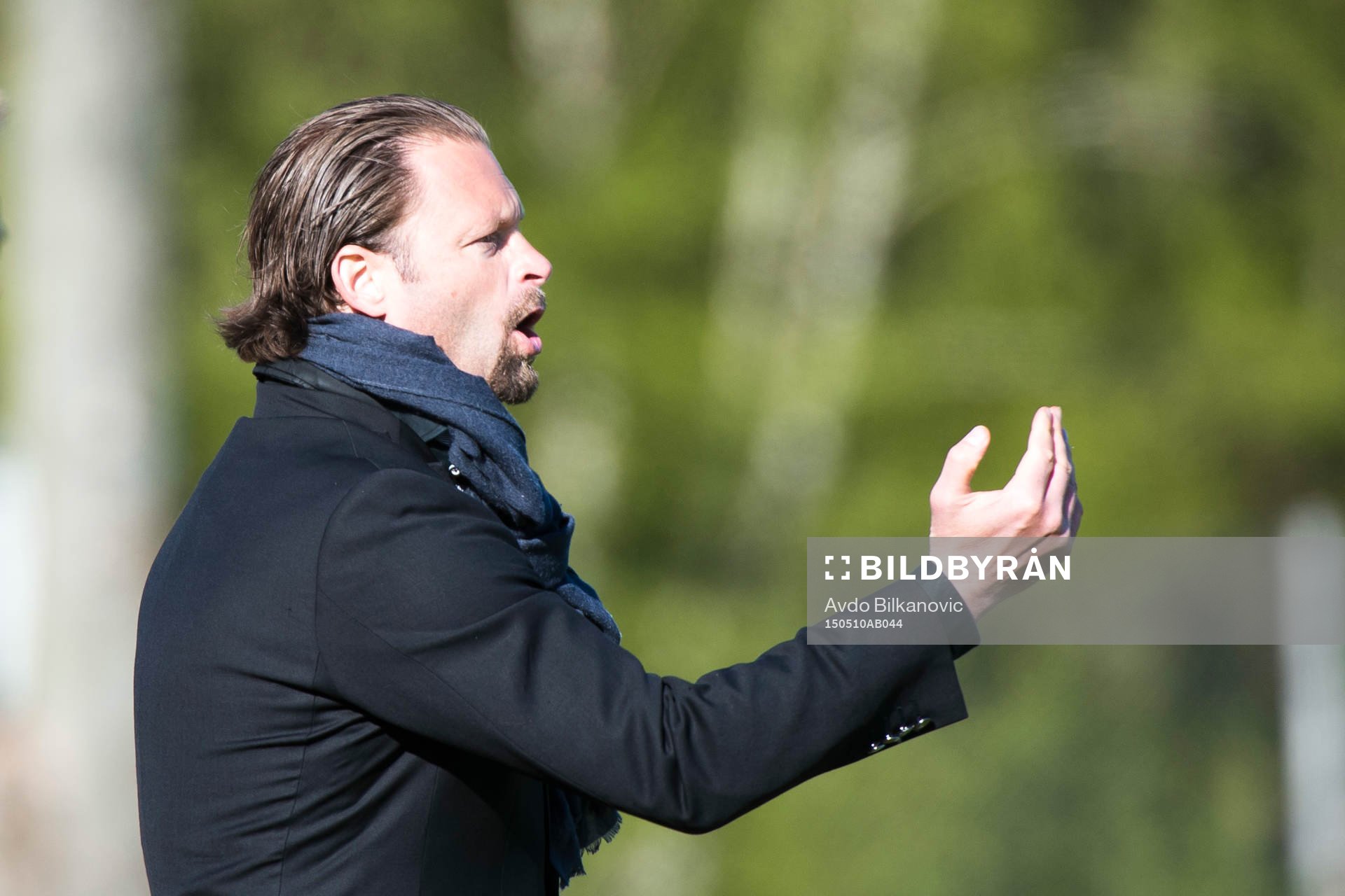 Ängelholms tränare Joakim Persson