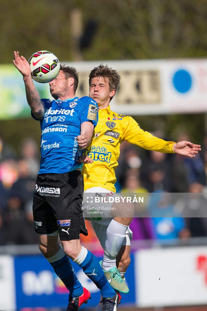 Halmstads James Keene och Falkenbergs Daniel Johansson
