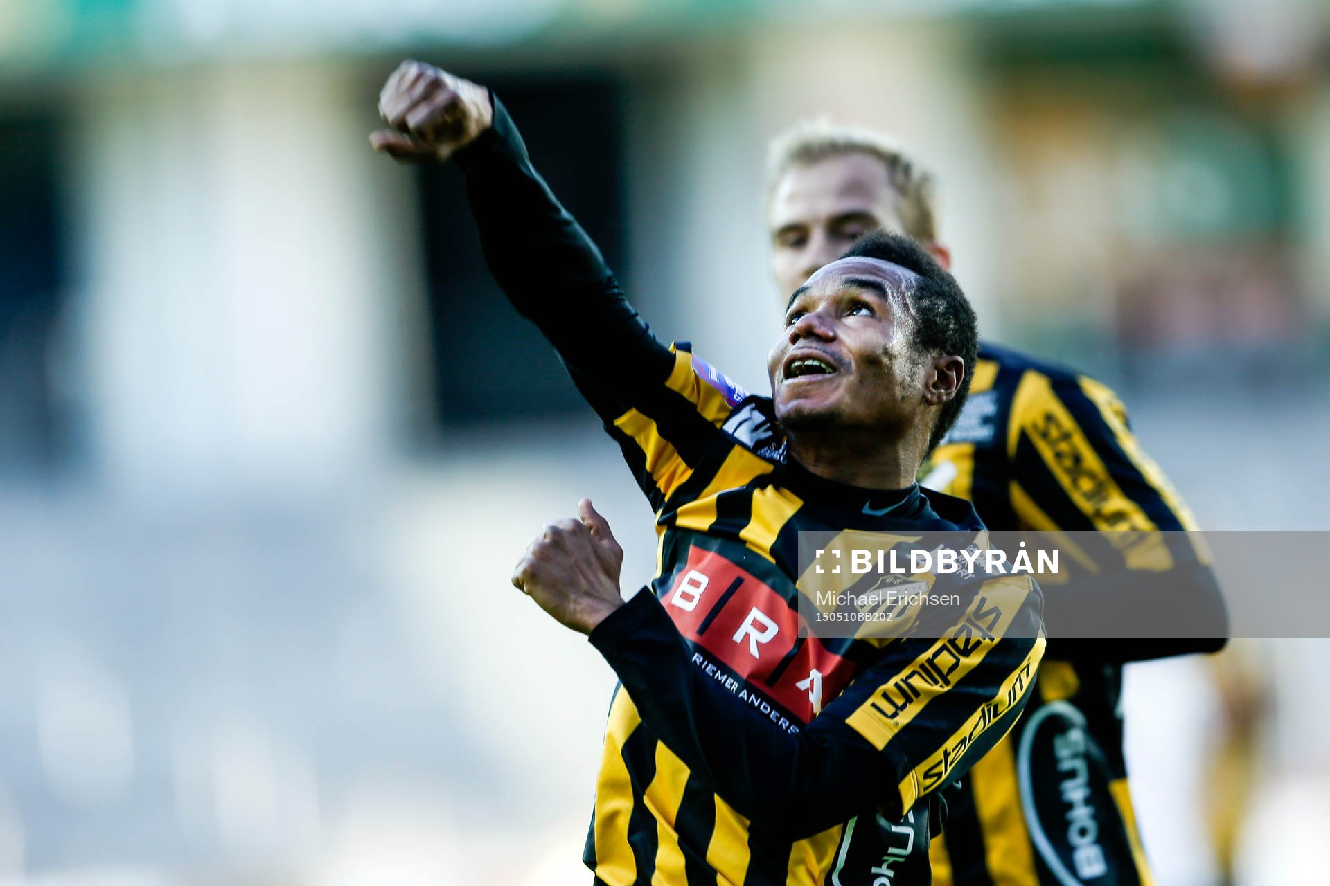 Häckens Nasiru Mohammed jublar