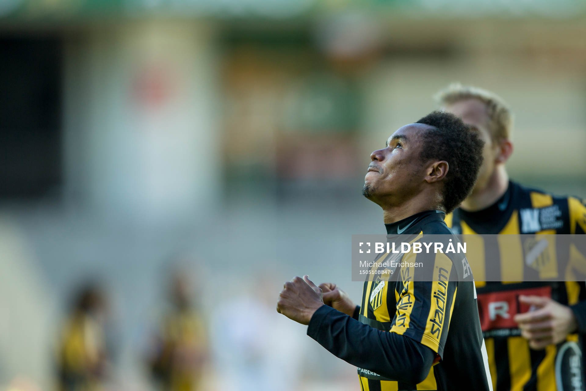 Häckens Nasiru Mohammed jublar