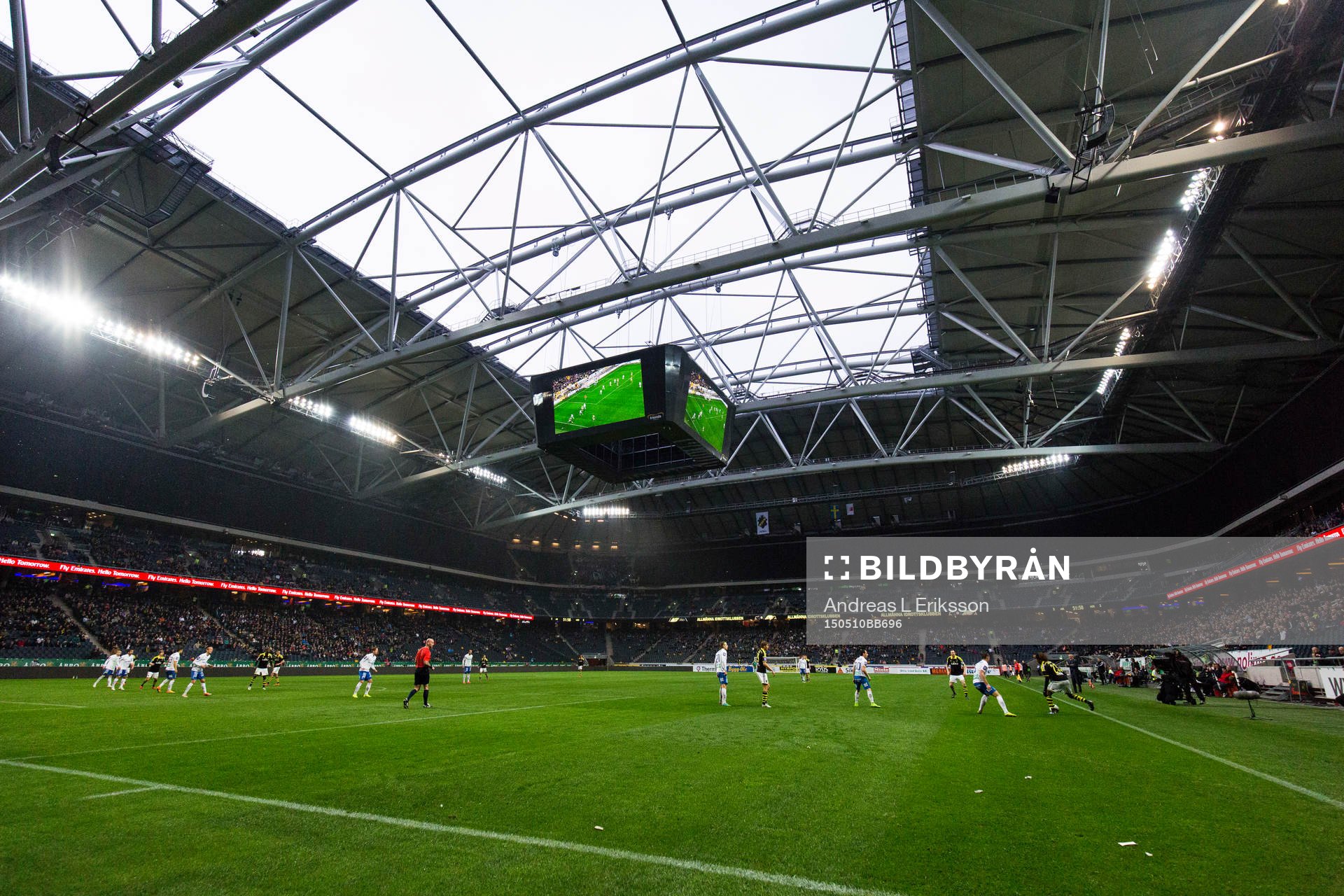 En generell vy av Friends Arena