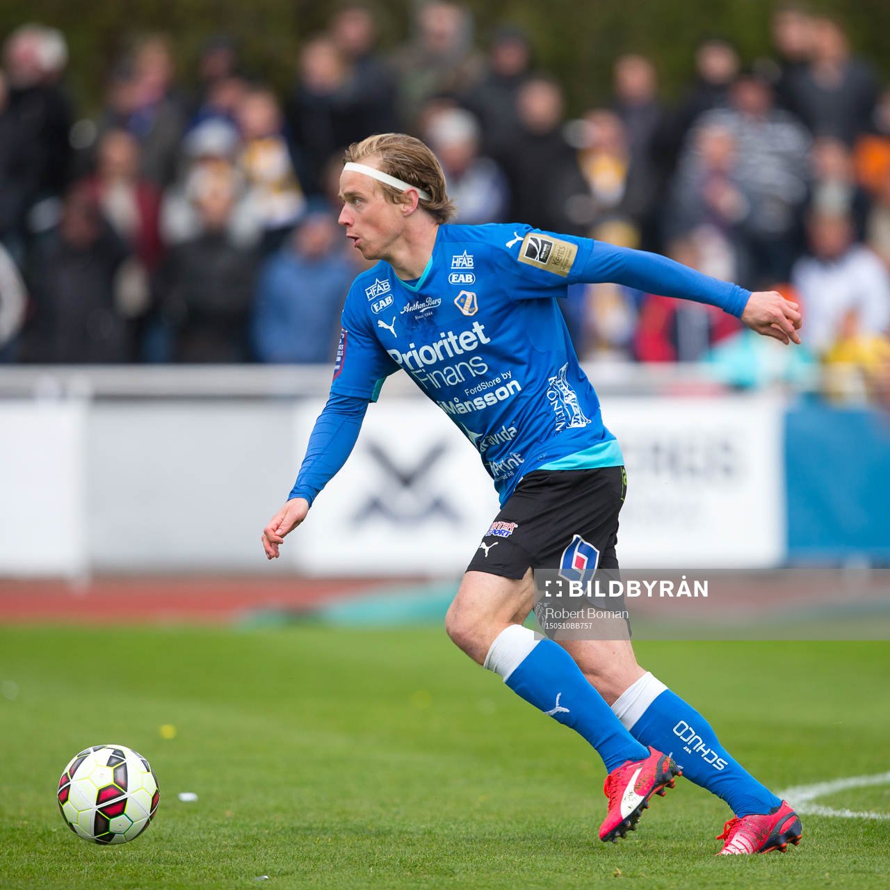 under fotbollsmatchen i Allsvenskan mellan Falkenbergs FF