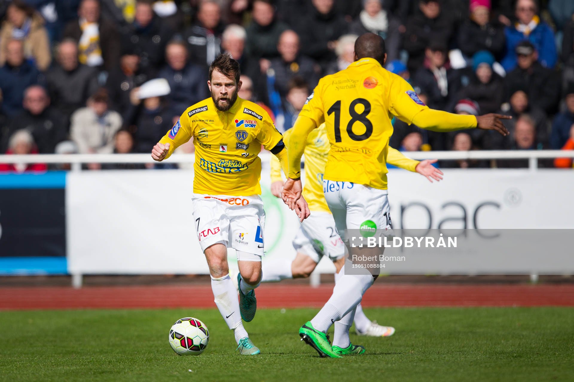 Falkenbergs David Svensson och Falkenbergs Hakeem Araba