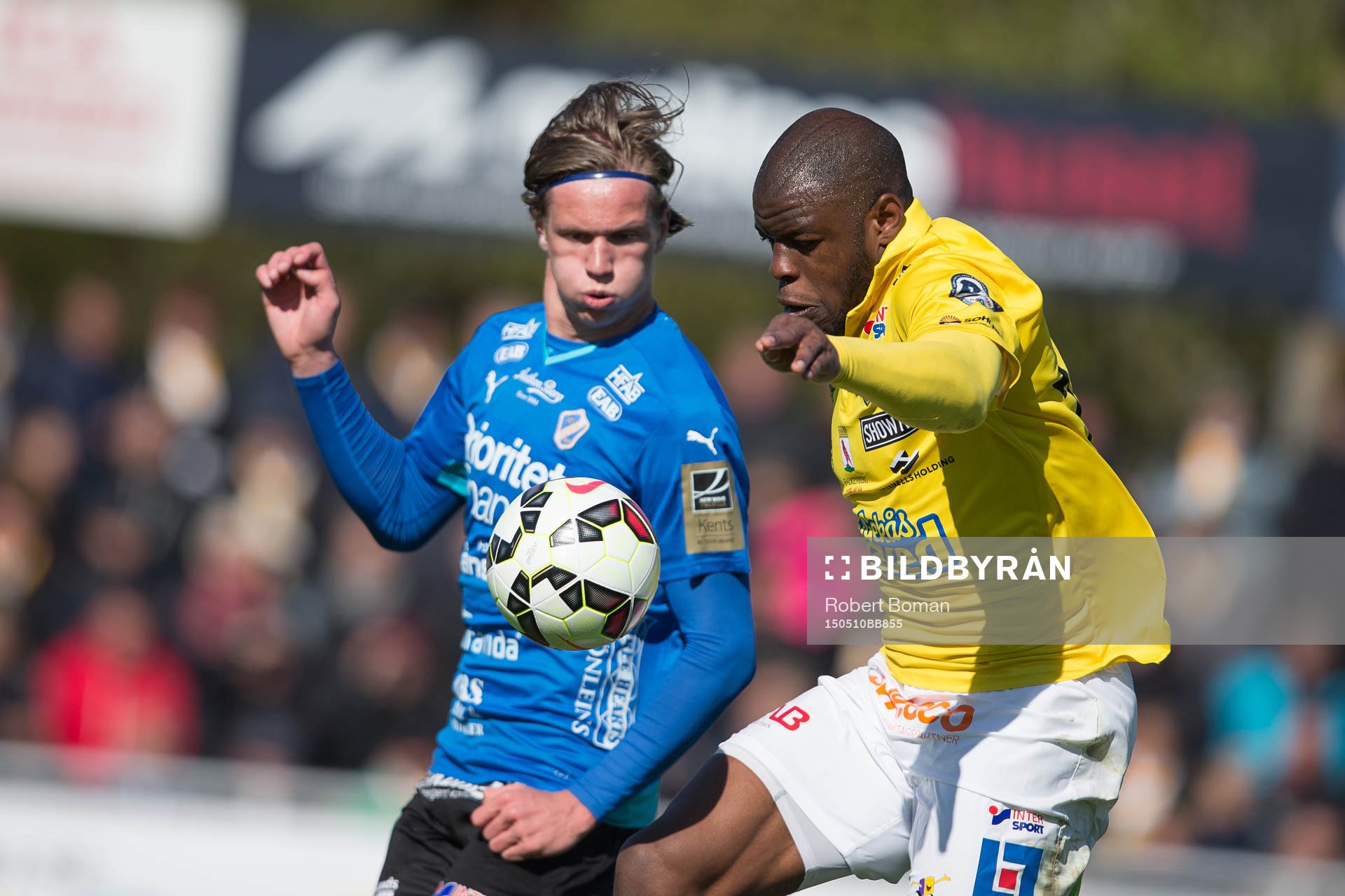 under fotbollsmatchen i Allsvenskan mellan Falkenbergs FF