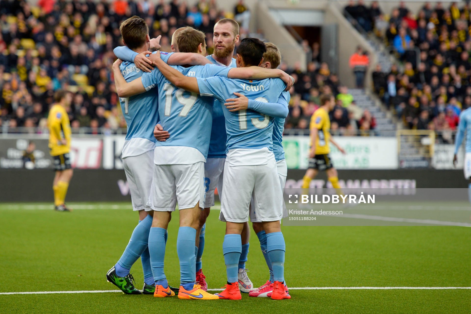 Malmö FFs Magnus Wolff Eikrem jublar