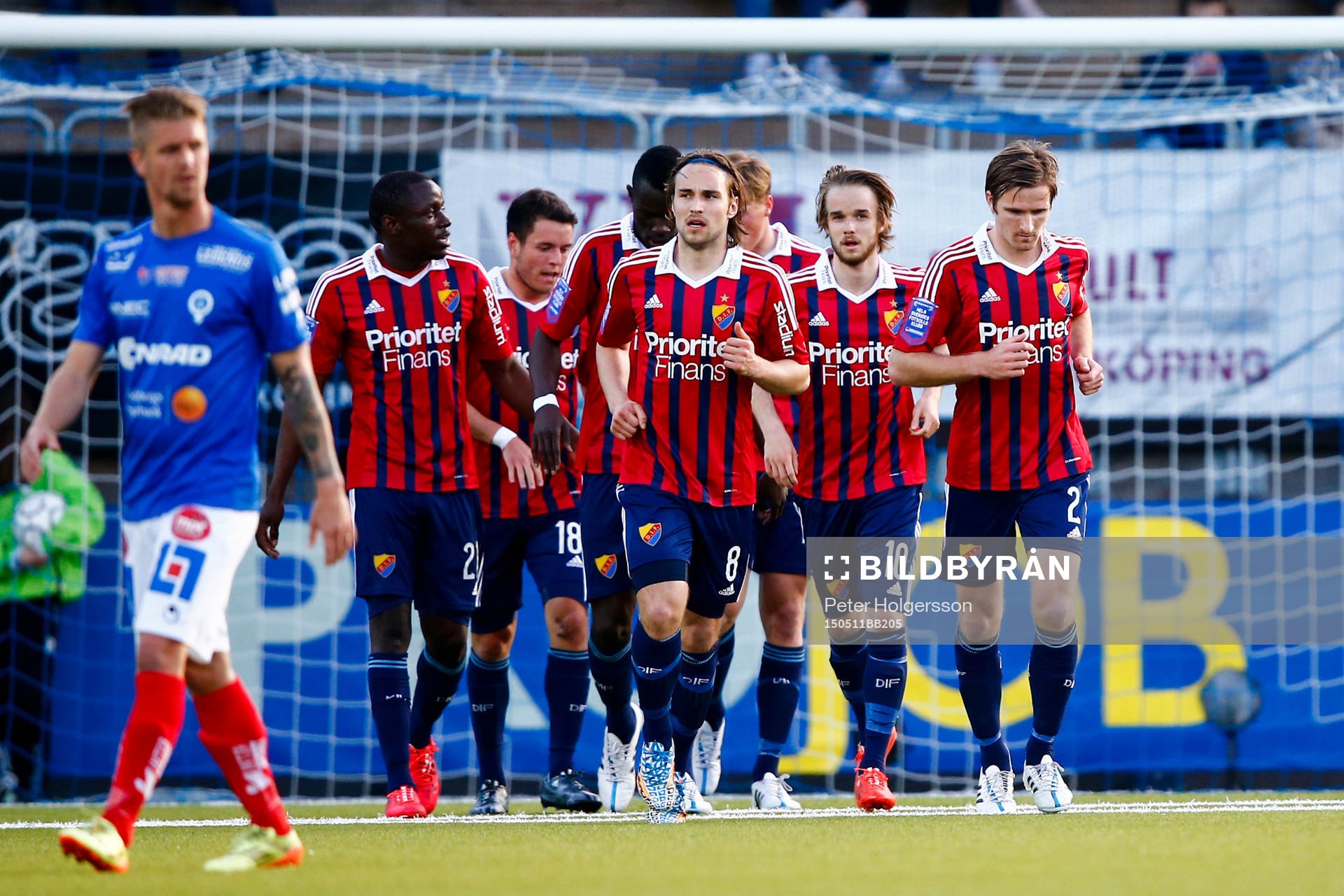 Djurgårdens Daniel Berntsen jublar