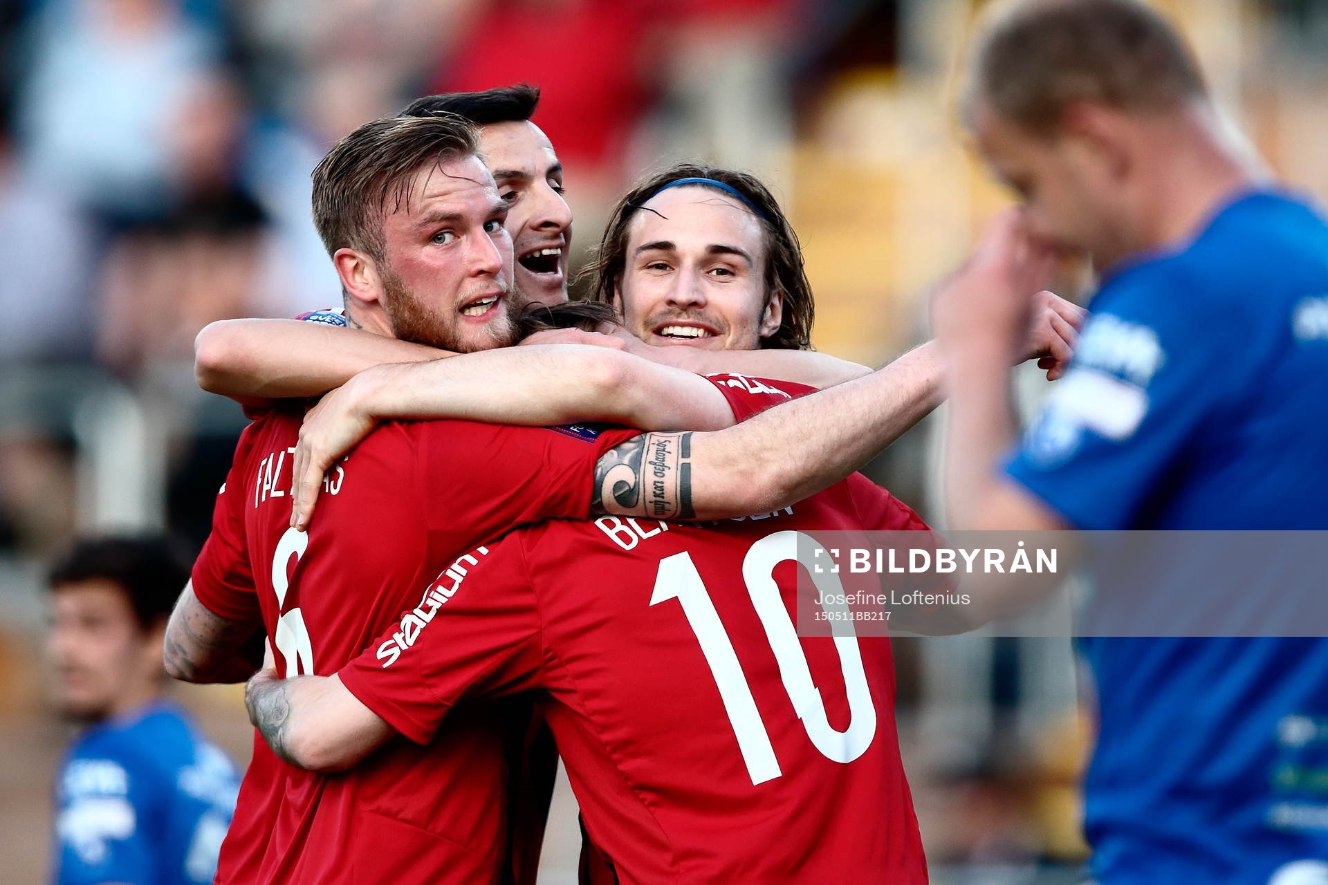 Djurgårdens Alexander Faltsetas och Haris Radetinac samt