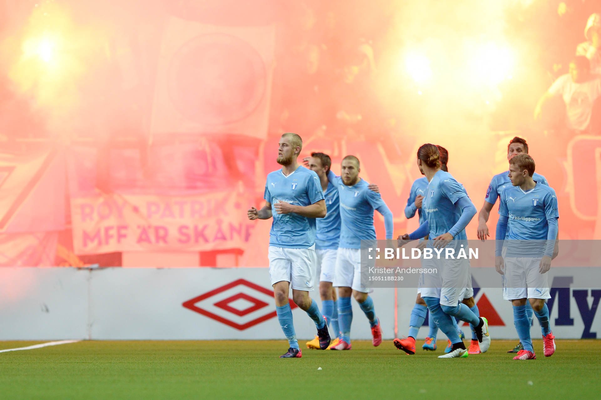 Malmö FFs Magnus Wolff Eikrem jublar