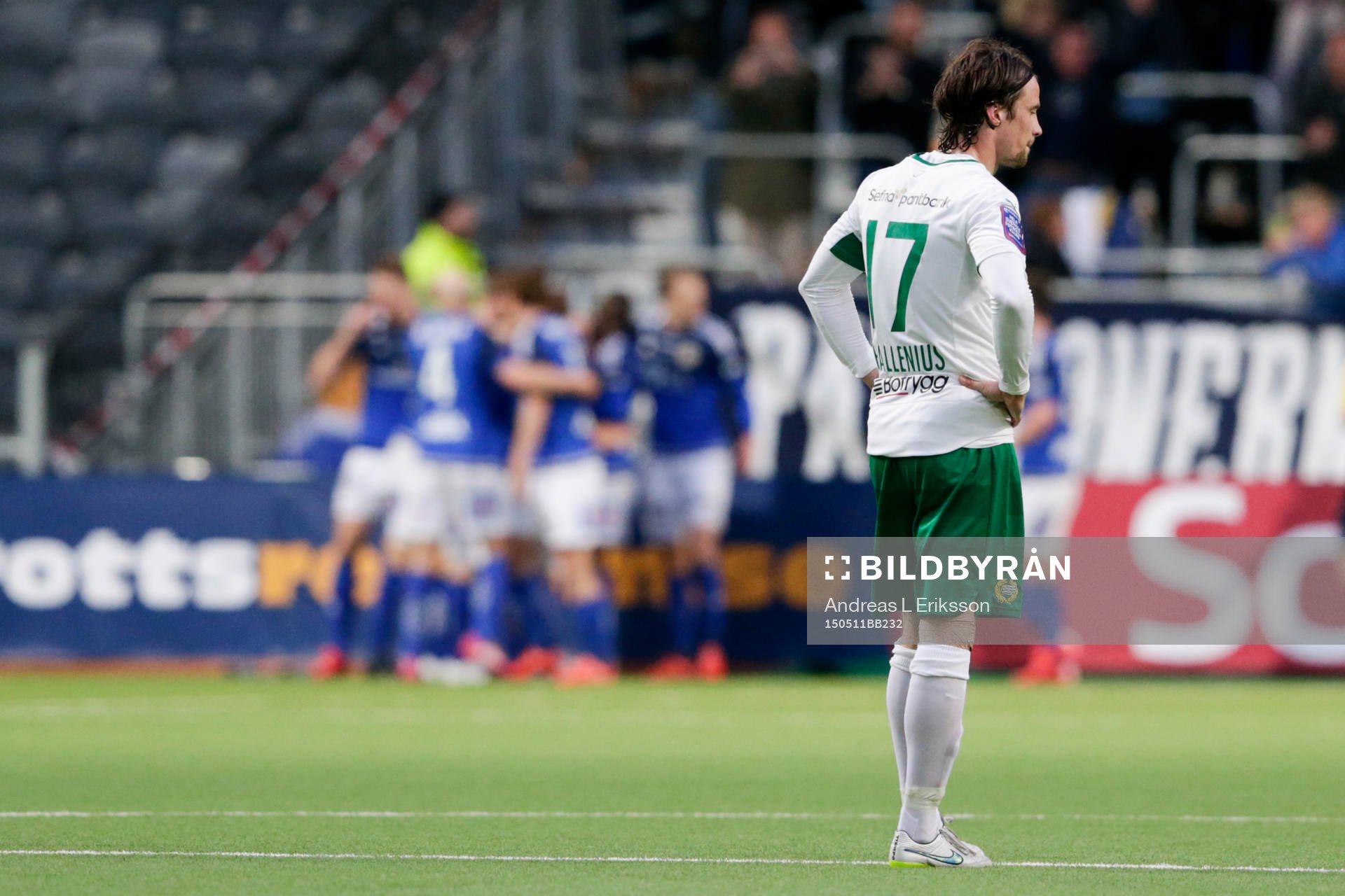 Hammarbys Linus Hallenius deppar