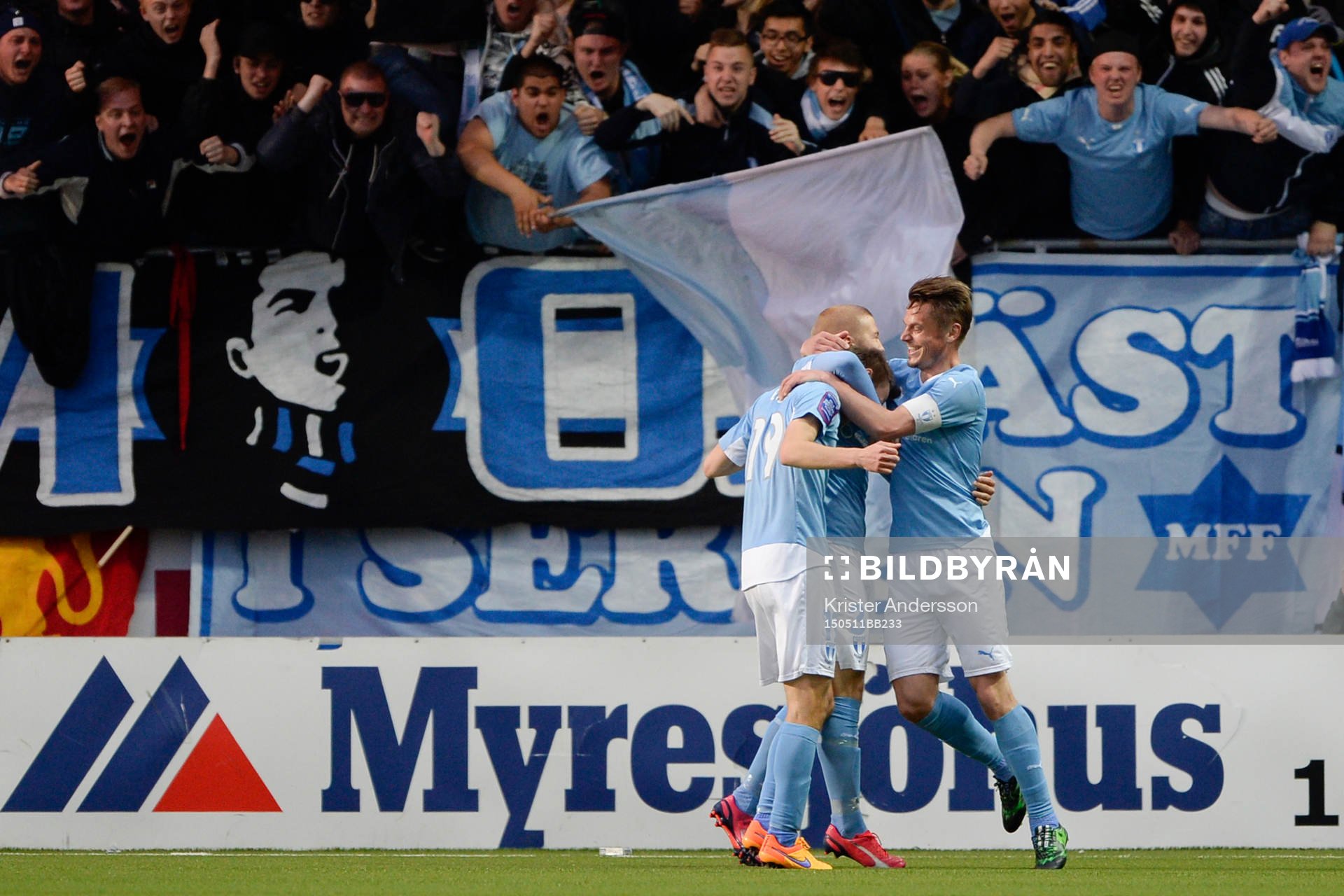 Malmö FFs Magnus Wolff Eikrem jublar