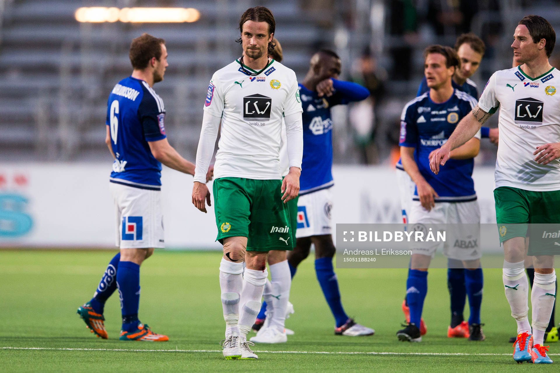 Hammarbys Linus Hallenius deppar