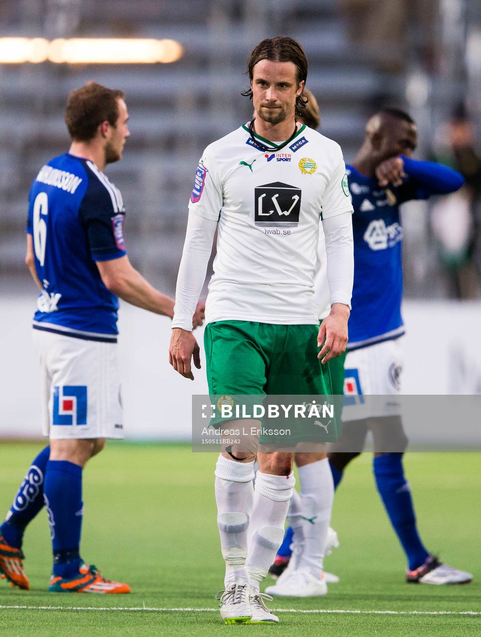 Hammarbys Linus Hallenius deppar
