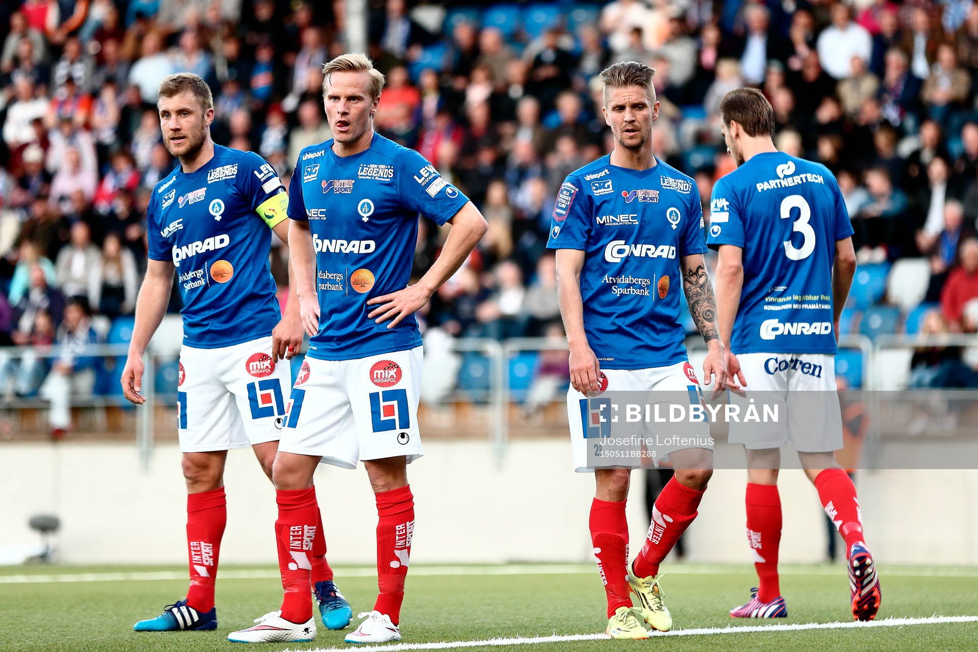 Åtvidabergs Daniel Hallingström, Andreas Dahlén, Ruben