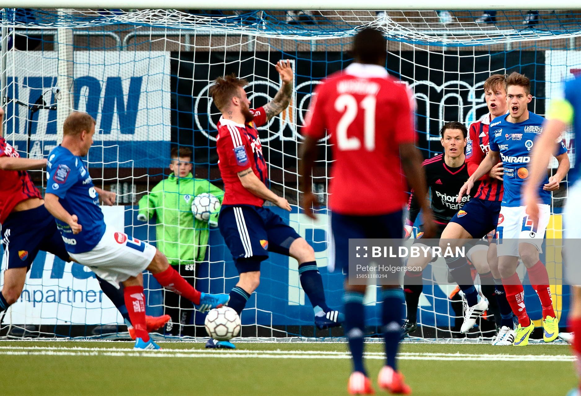 Mål 2-2 av Åtvidabergs Kristian Bergström