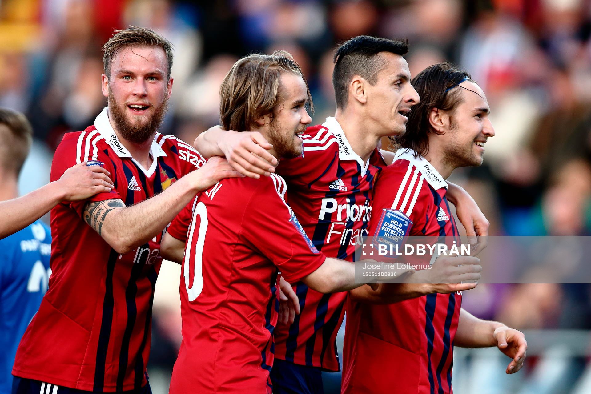 Djurgårdens Alexander Faltsetas, Daniel Berntsen, Haris
