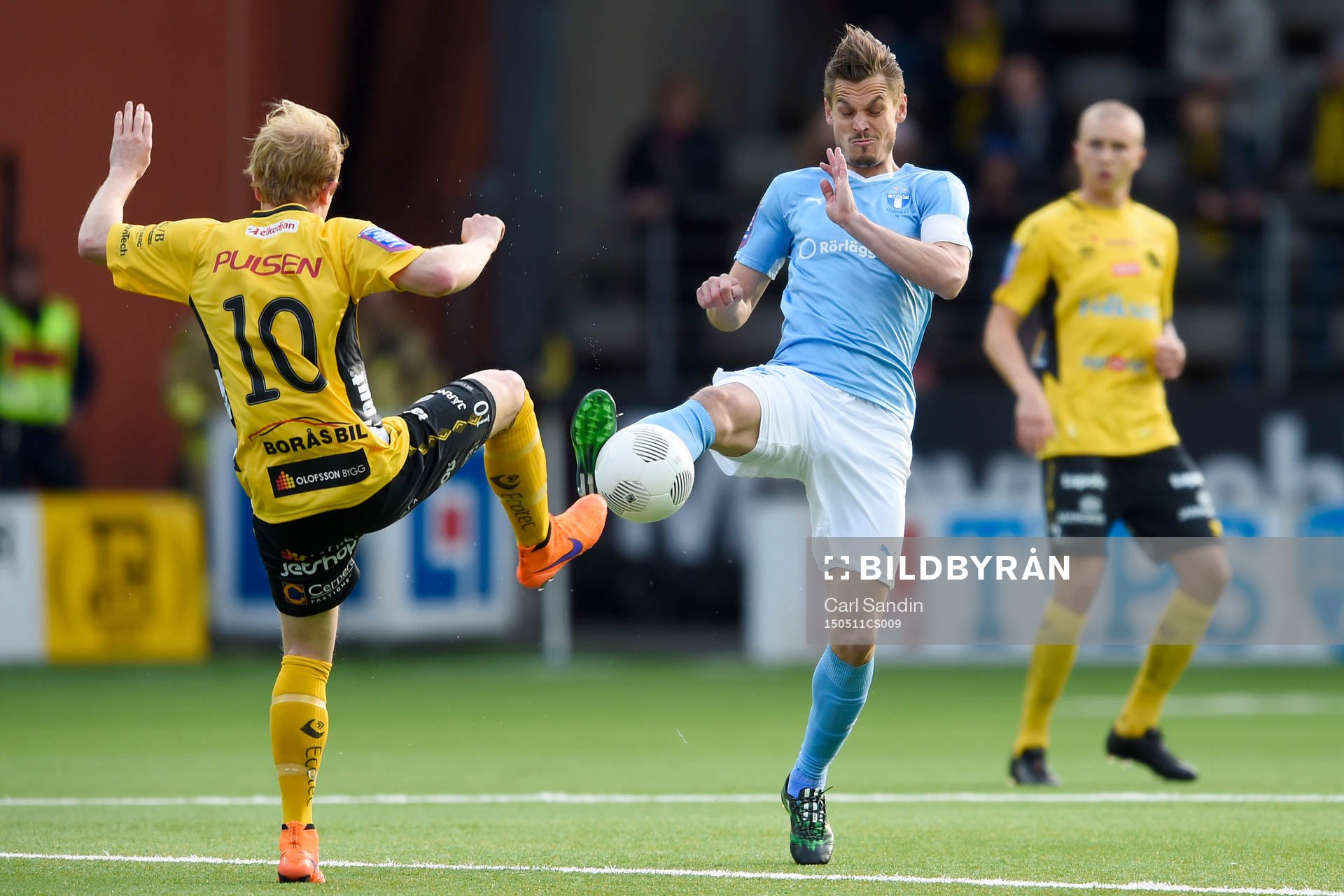 Malmö FFs Markus Rosenberg Elfsborgs Simon Lundevall