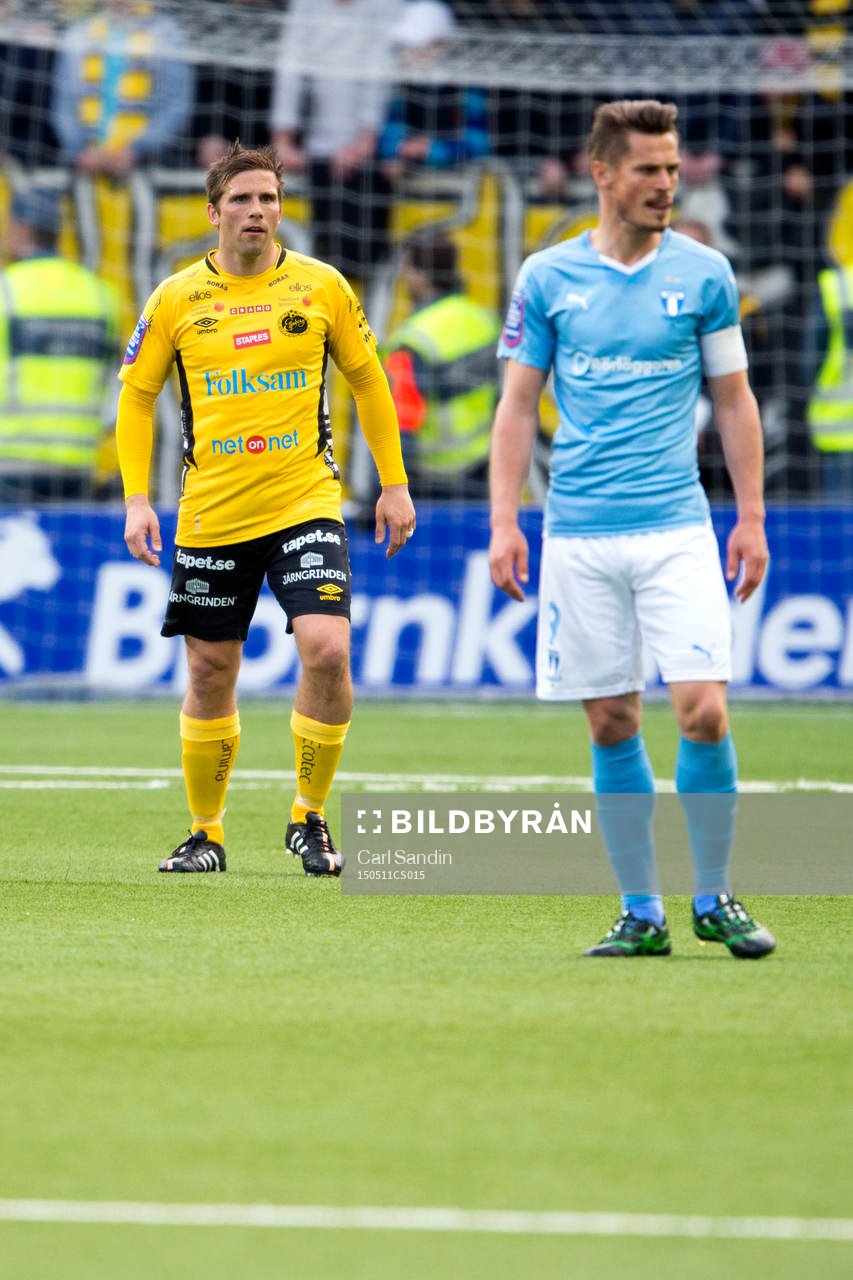 Elfsborgs Anders Svensson och Malmö FFs Markus Rosenberg