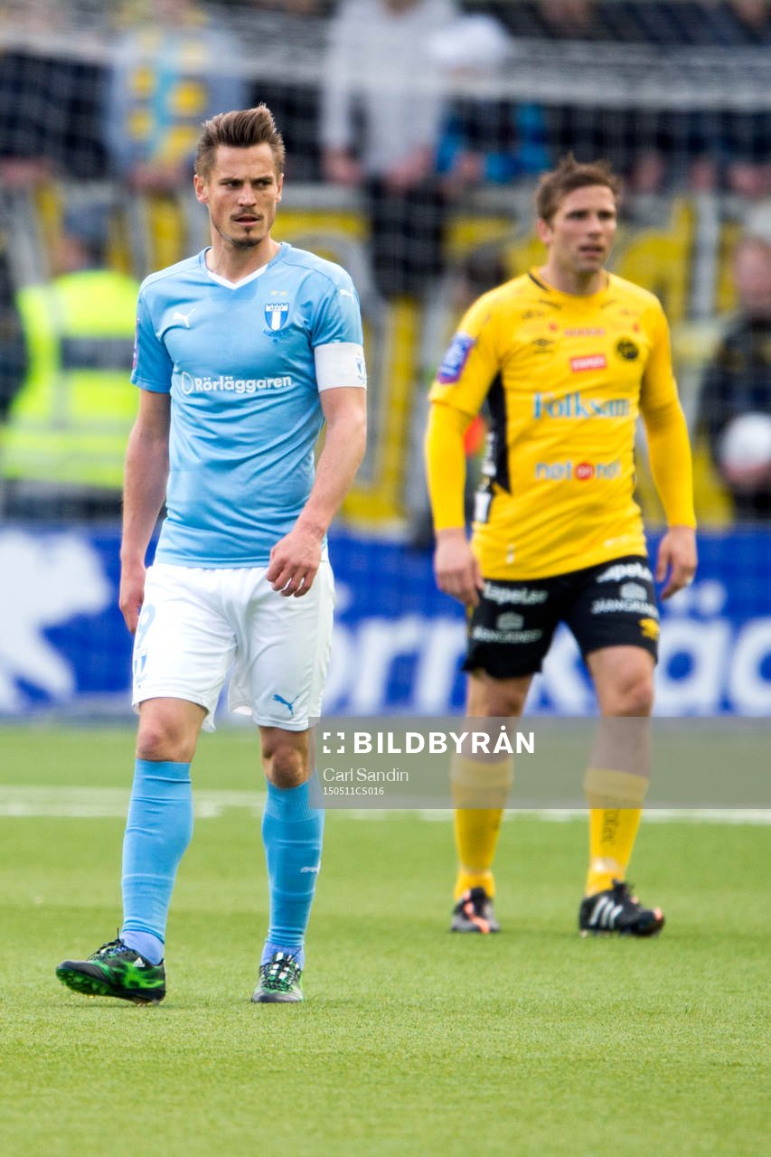 Malmö FFs Markus Rosenberg och Elfsborgs Anders Svensson