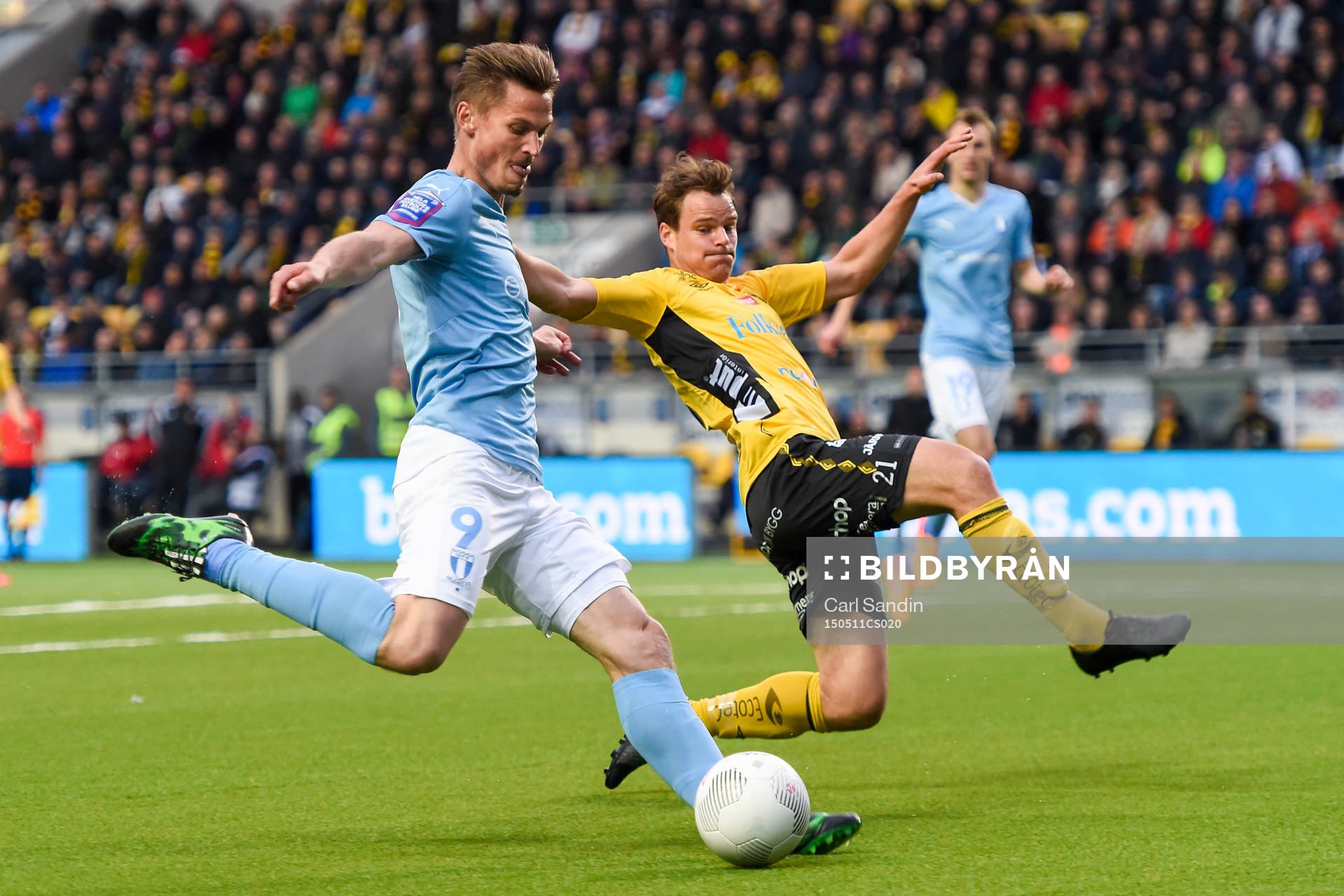 Malmö FFs Markus Rosenberg och Elfsborgs Henning Hauger