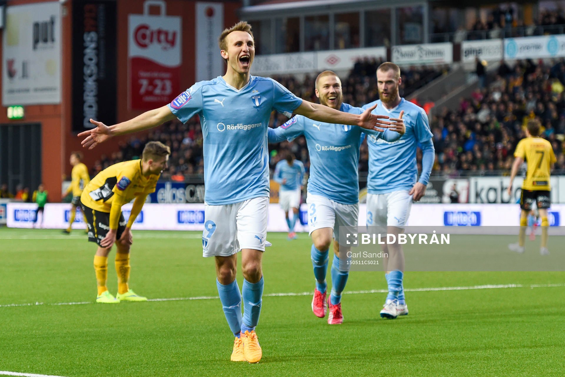 Malmö FFs Magnus Wolff Eikrem jublar