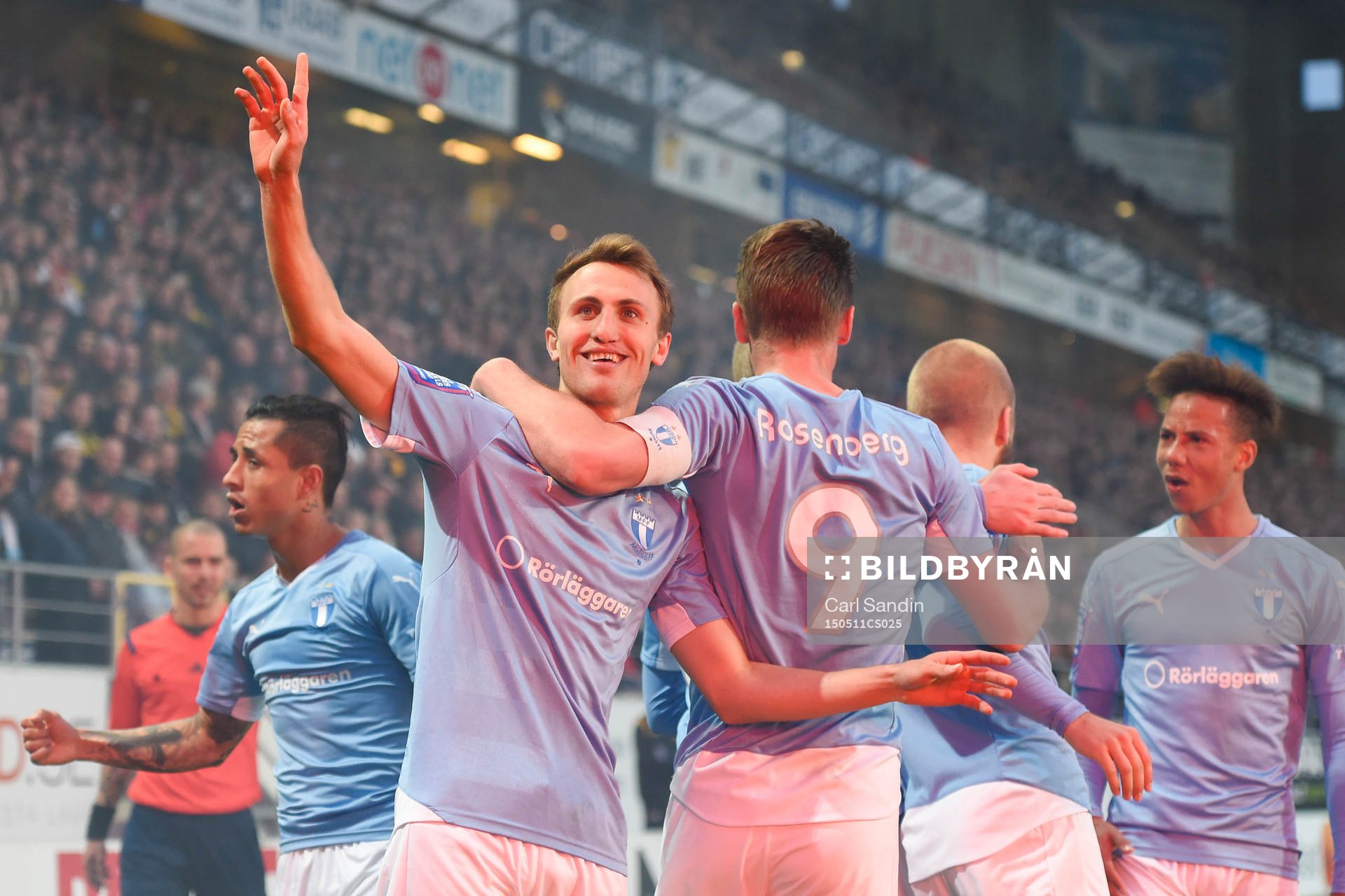 Malmö FFs Magnus Wolff Eikrem jublar