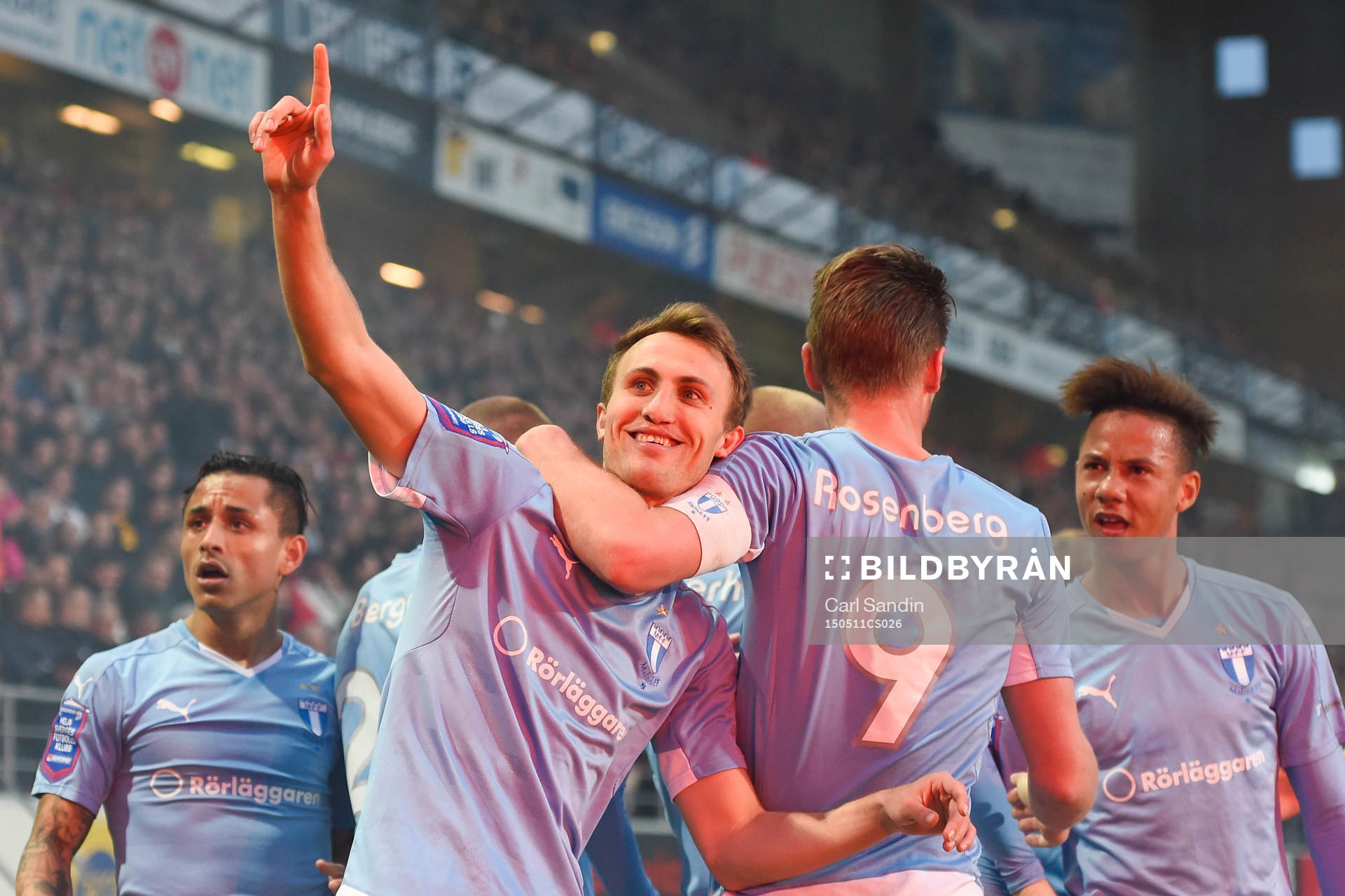 Malmö FFs Magnus Wolff Eikrem jublar