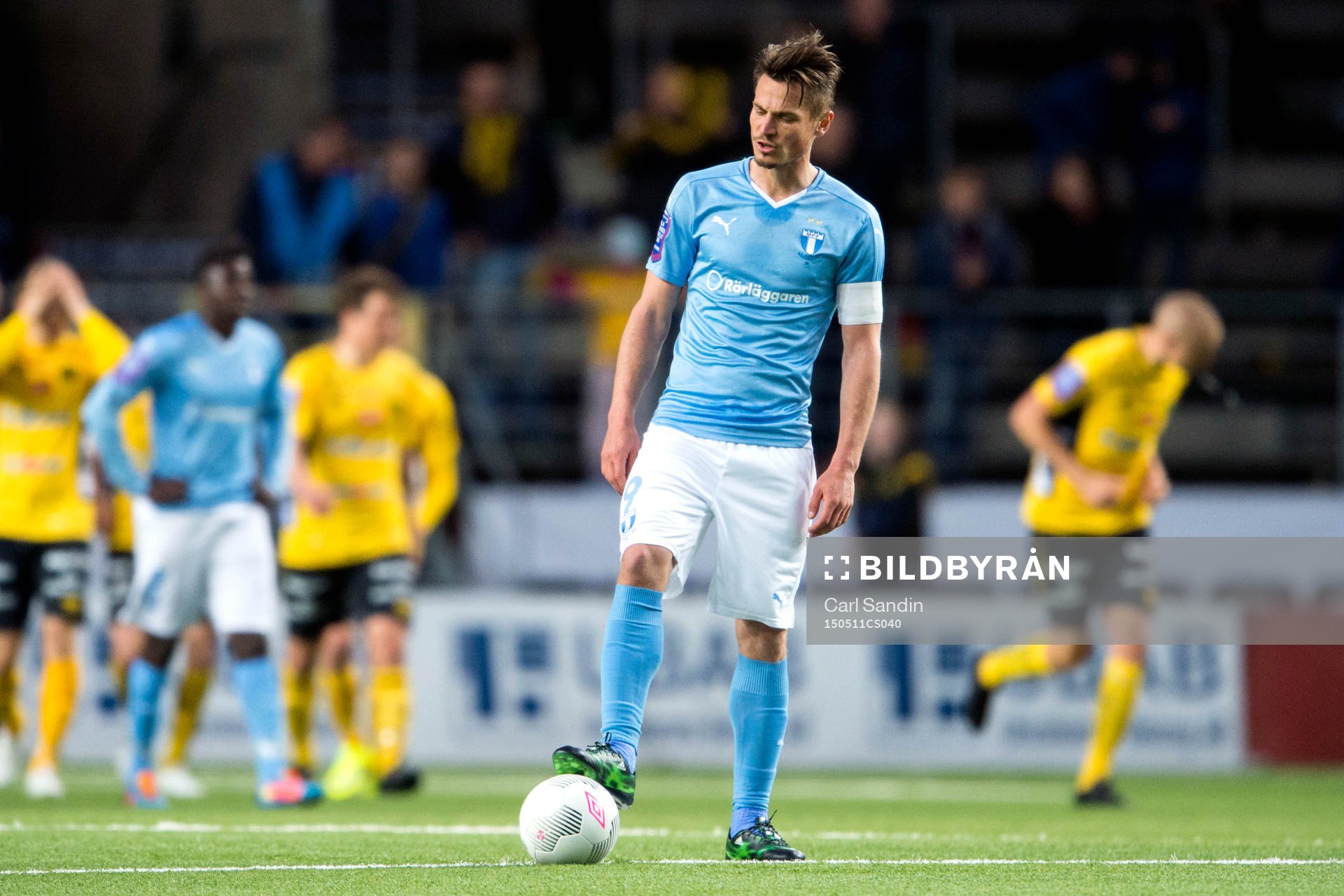Malmö FFs Markus Rosenberg deppar