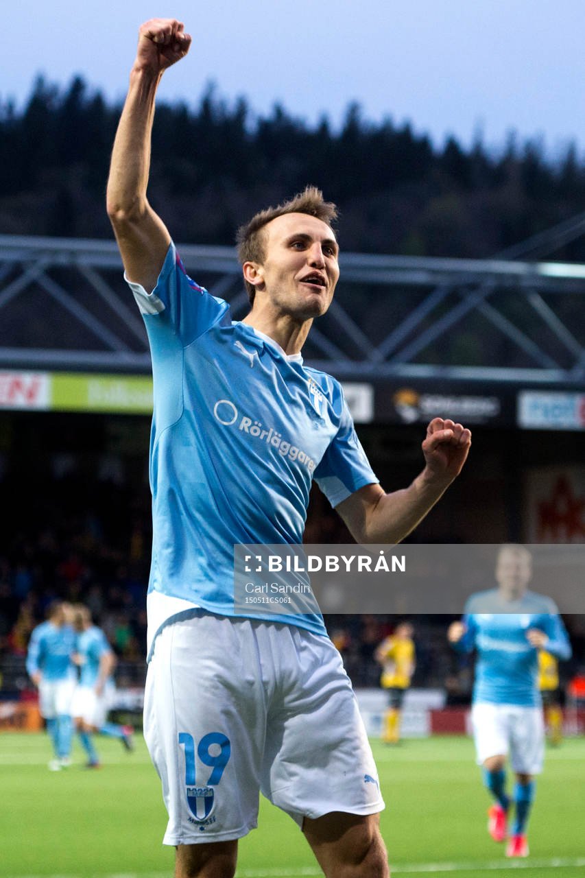 Malmö FFs Magnus Wolff Eikrem jublar