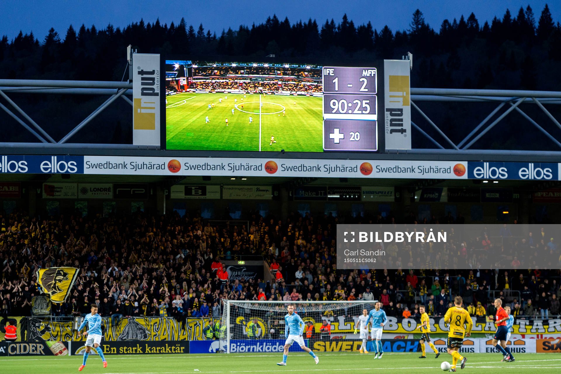 Speltiden förlängs med 20 minuter