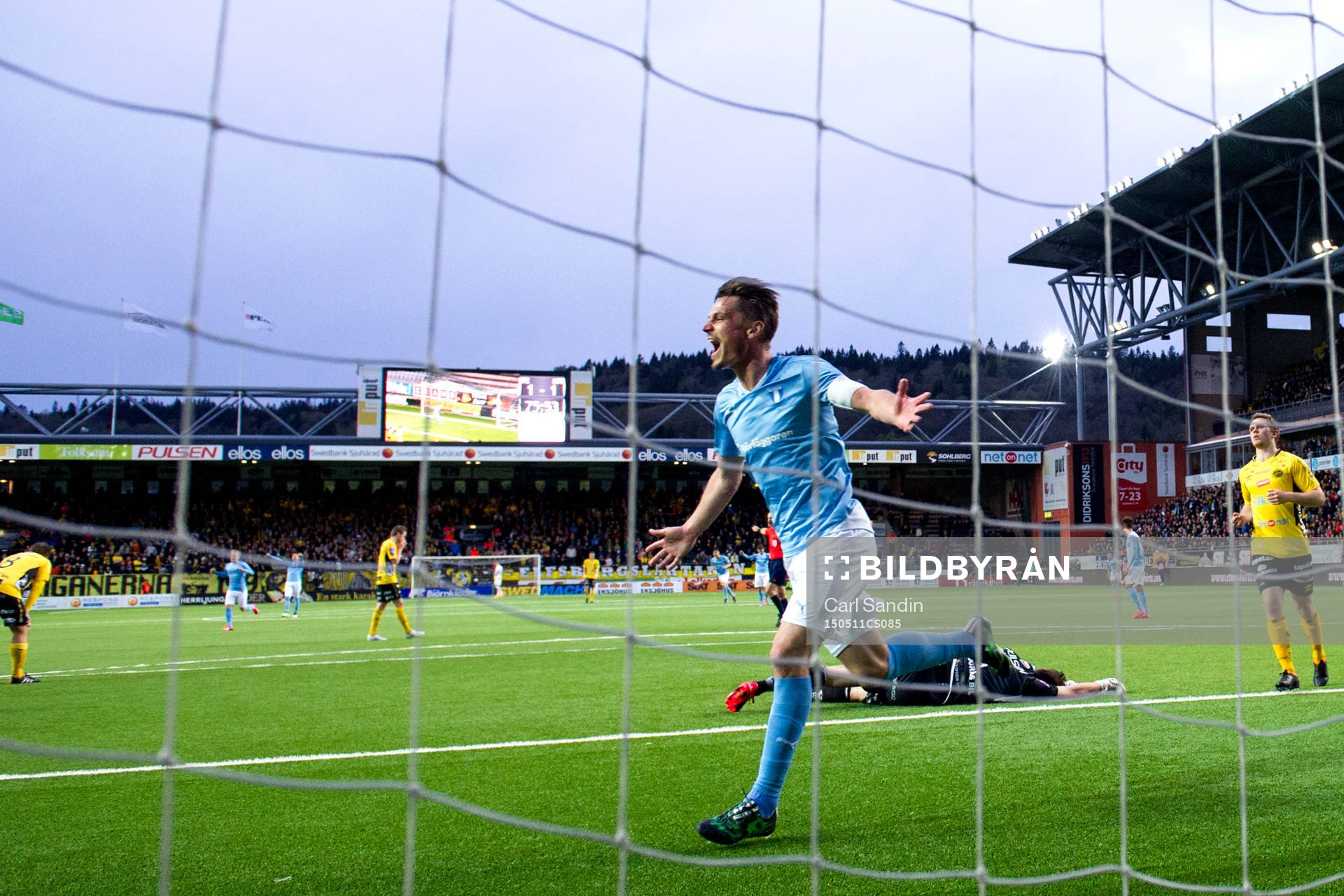 Malmö FFs Markus Rosenberg jublar