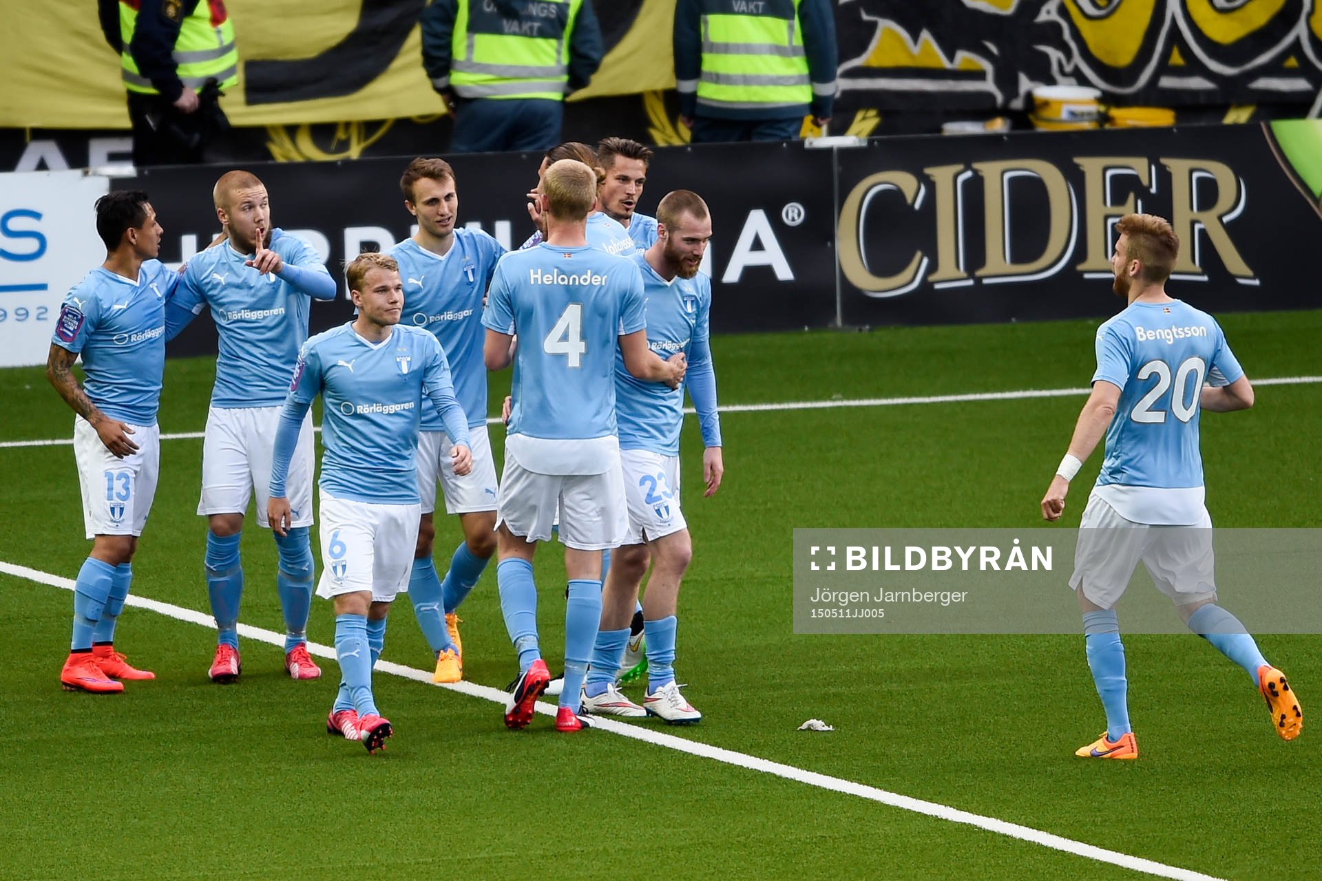 Malmö FFs Magnus Wolff Eikrem jublar