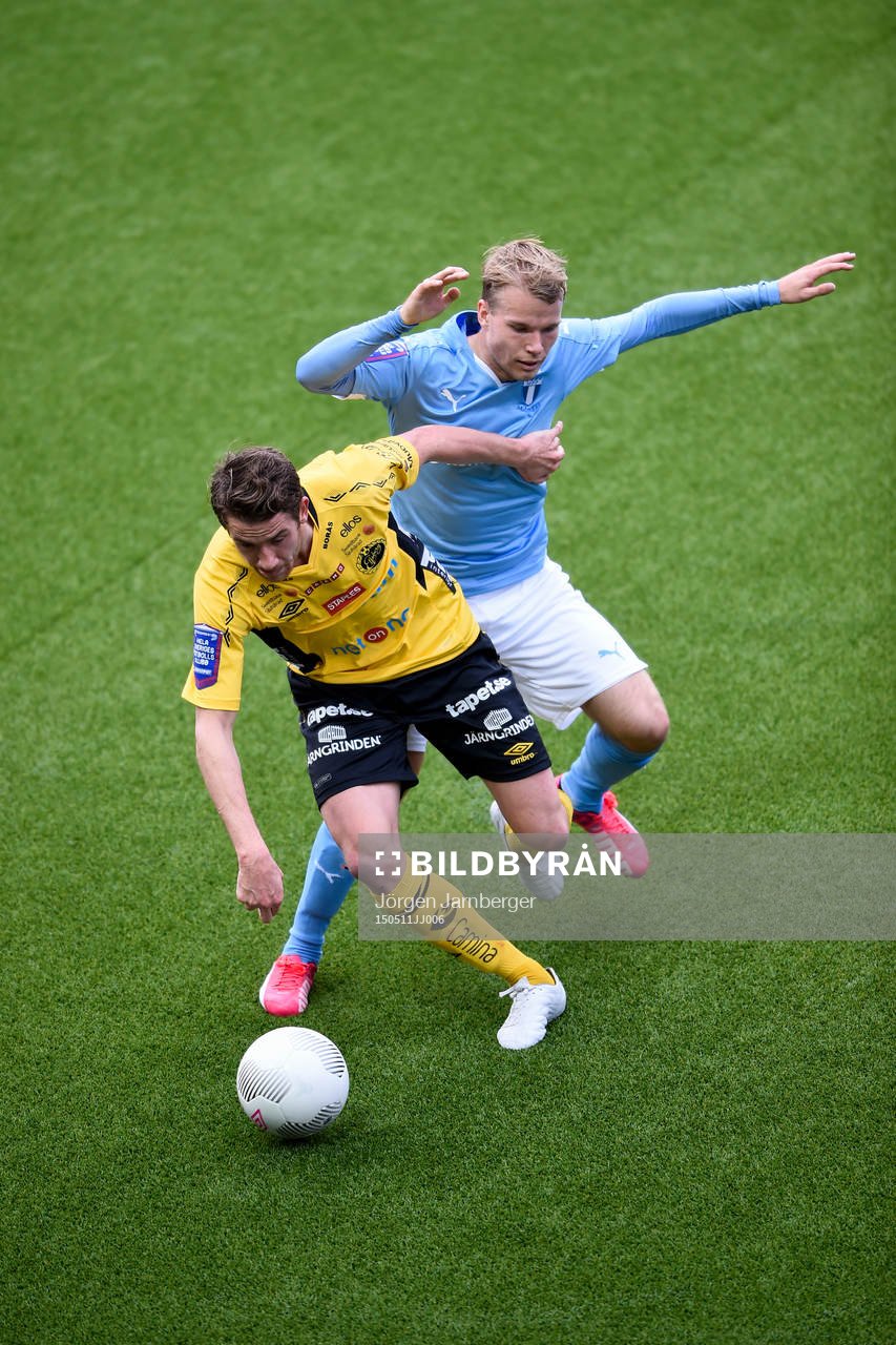 Elfsborgs Marcus Rohdén och Malmö FFs Oscar Lewicki